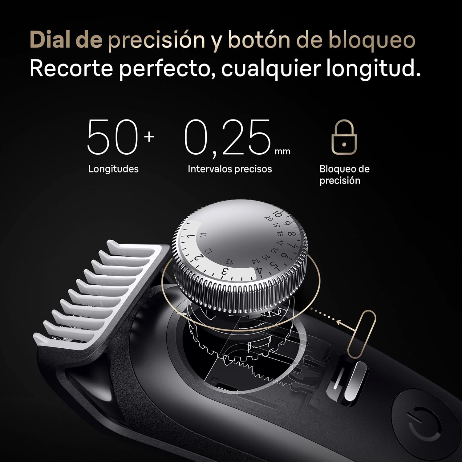 Thumbnail 4 de Braun Series 9 BT9565: Recortadora de Barba Resistente al Agua ✂