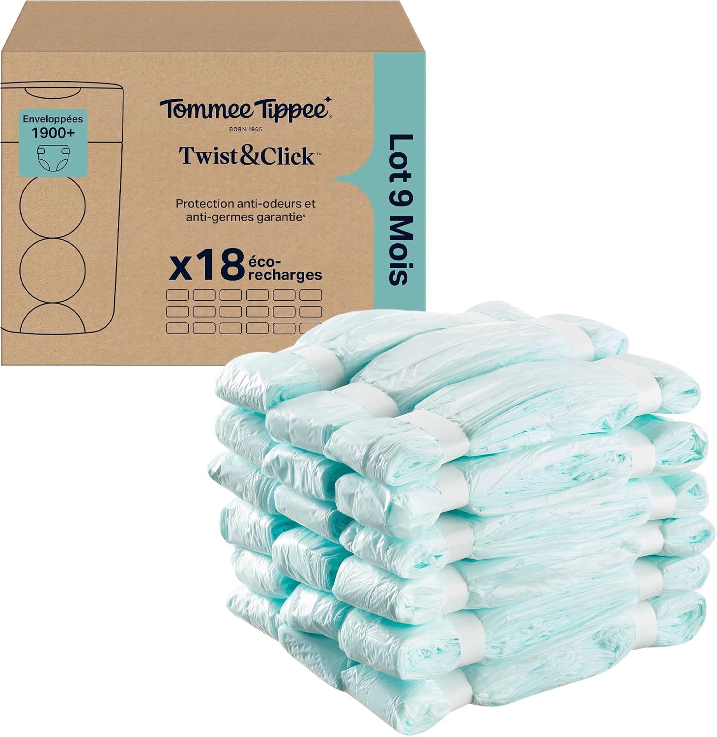 Detalle de Tommee Tippee Recharges Twist & Click 10,5 m