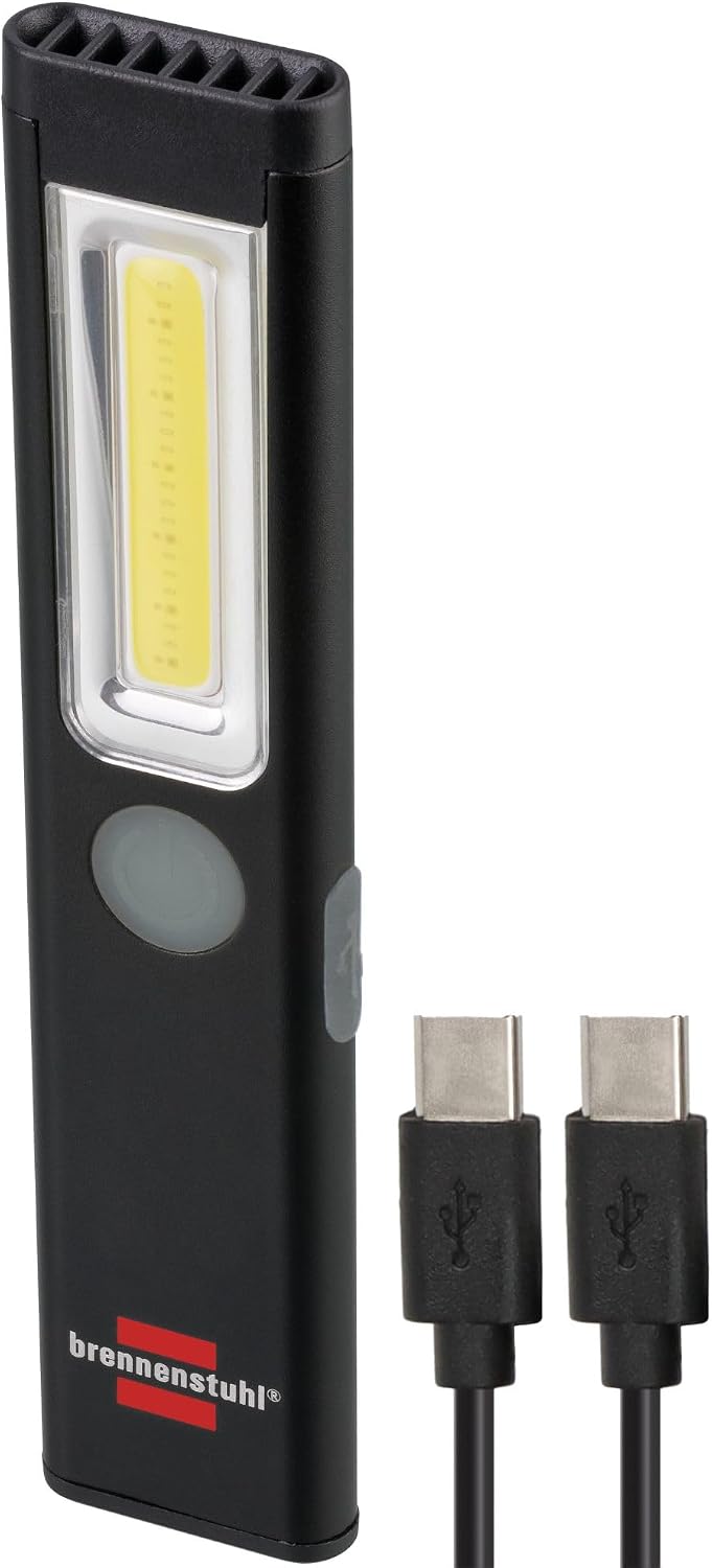Detalle de Brennenstuhl LED Akku Handleuchte PL 200 AC/LED Taschenlampe – 200 lm