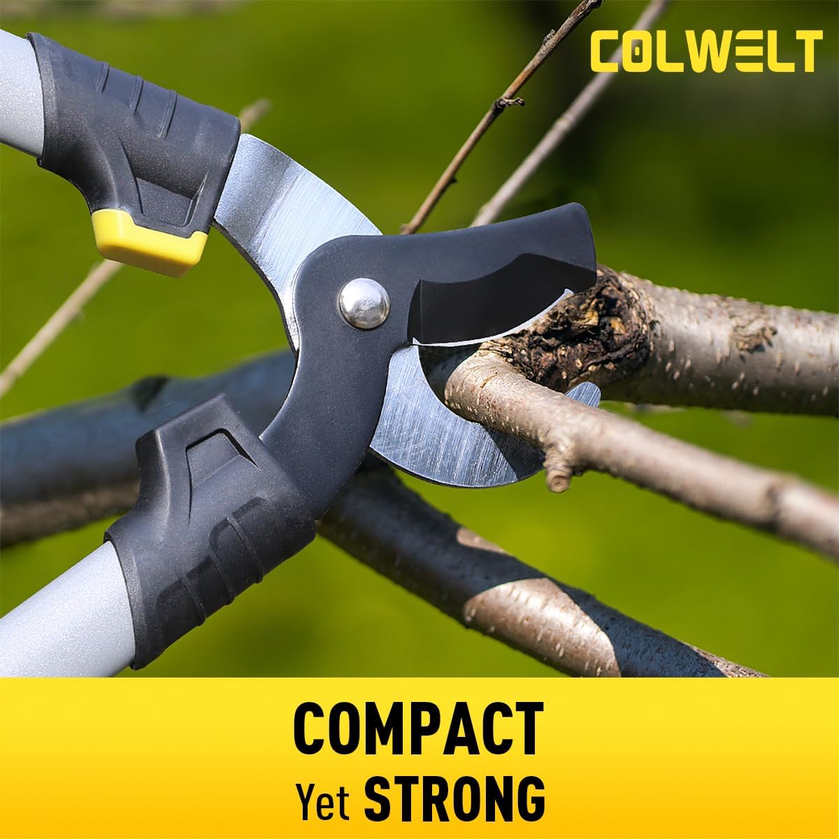 Detalle 2 de Colwelt Garden Shears Set 3-Pack: 42cm bypass loppers, hedge clippers & 20cm secateurs