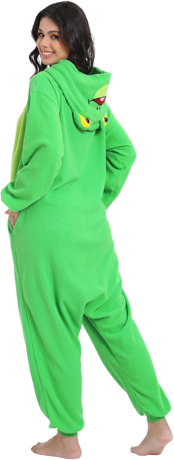 Detalle 2 de LBJR Tier Onesie Jumpsuit für Karneval, Halloween & Cosplay (Schlafanzug-Overall) – Erwachsene