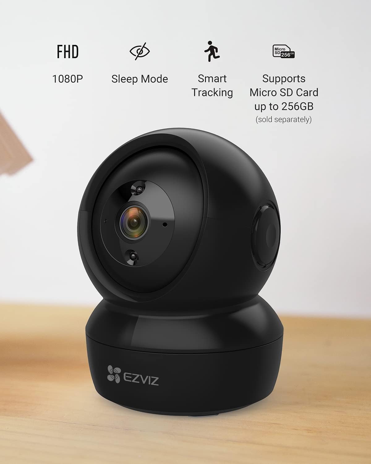 Thumbnail 1 de EZVIZ C6N Telecamera Wi‑Fi Interna 1080p con Pan/Tilt/Zoom, 360° e Visione Notturna – Audio Bi‑direzionale, Alexa