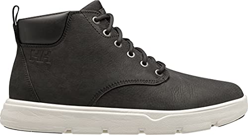 Detalle de Helly Hansen Pinehurst Leather, botas de hombre de piel impermeables negras, 42.5