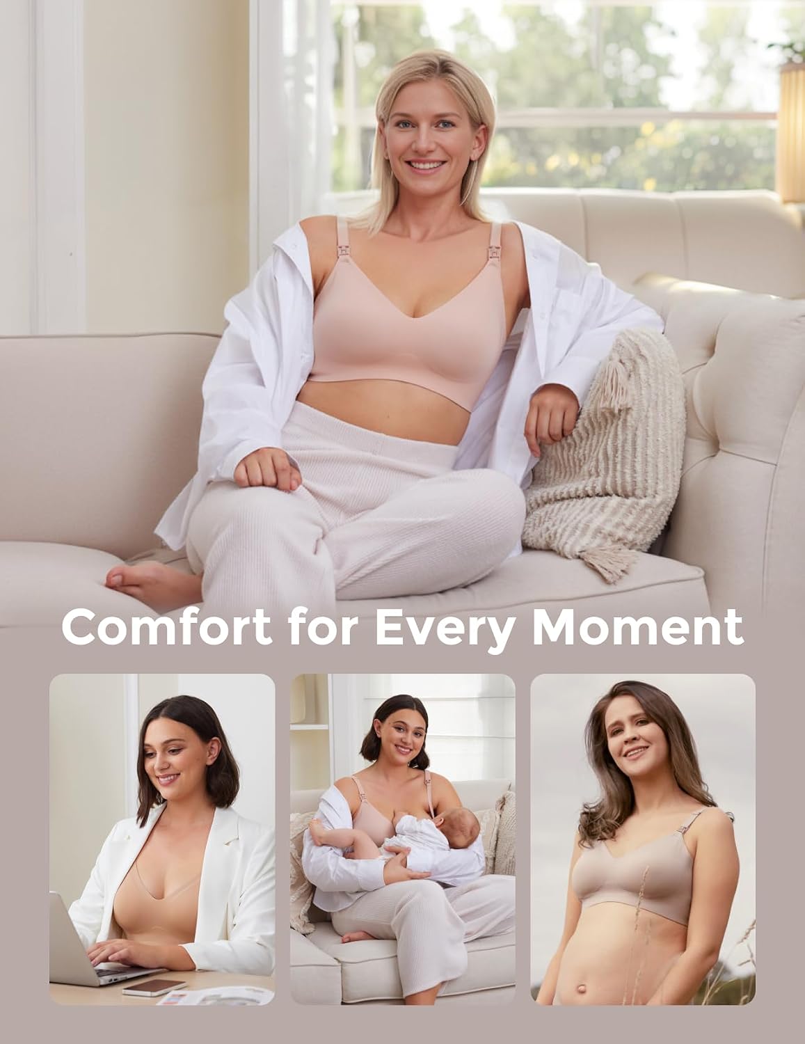 Thumbnail 4 de Momcozy YN21 Seamless Nursing Bra