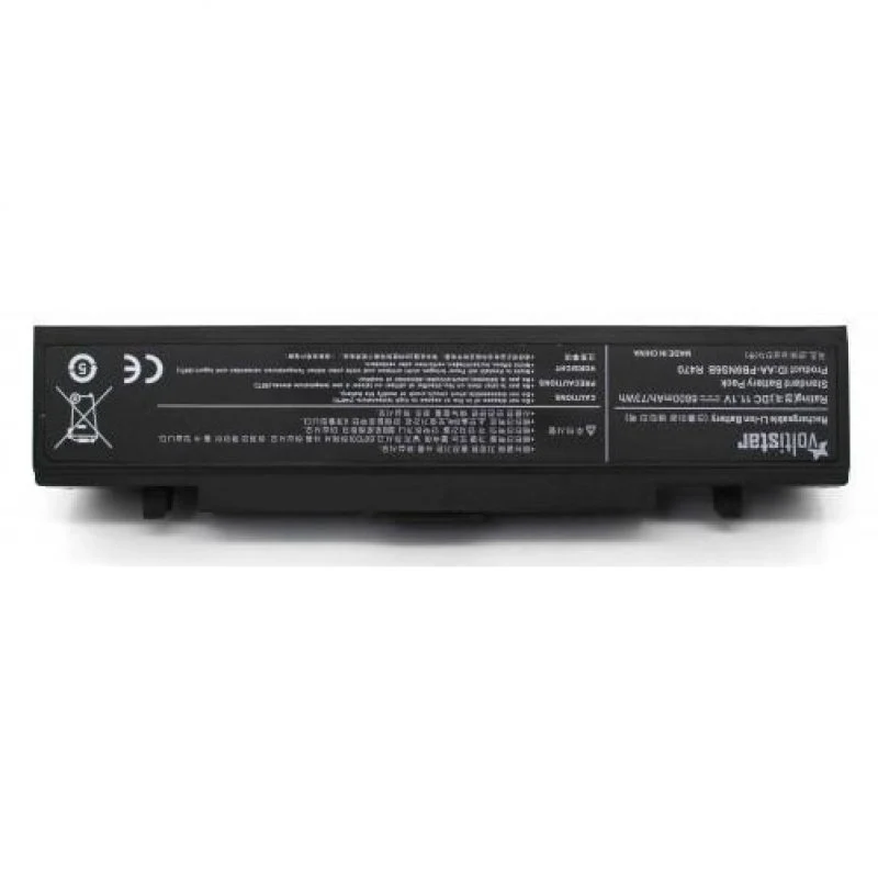 Detalle 2 de Voltistar Batería para Portátil Samsung E152/E251/E252/E372 y más (AA-PB9NC5B/AA-PB9NC6B/AA-PB9NS6B) — 11.1 V, 6600 mAh