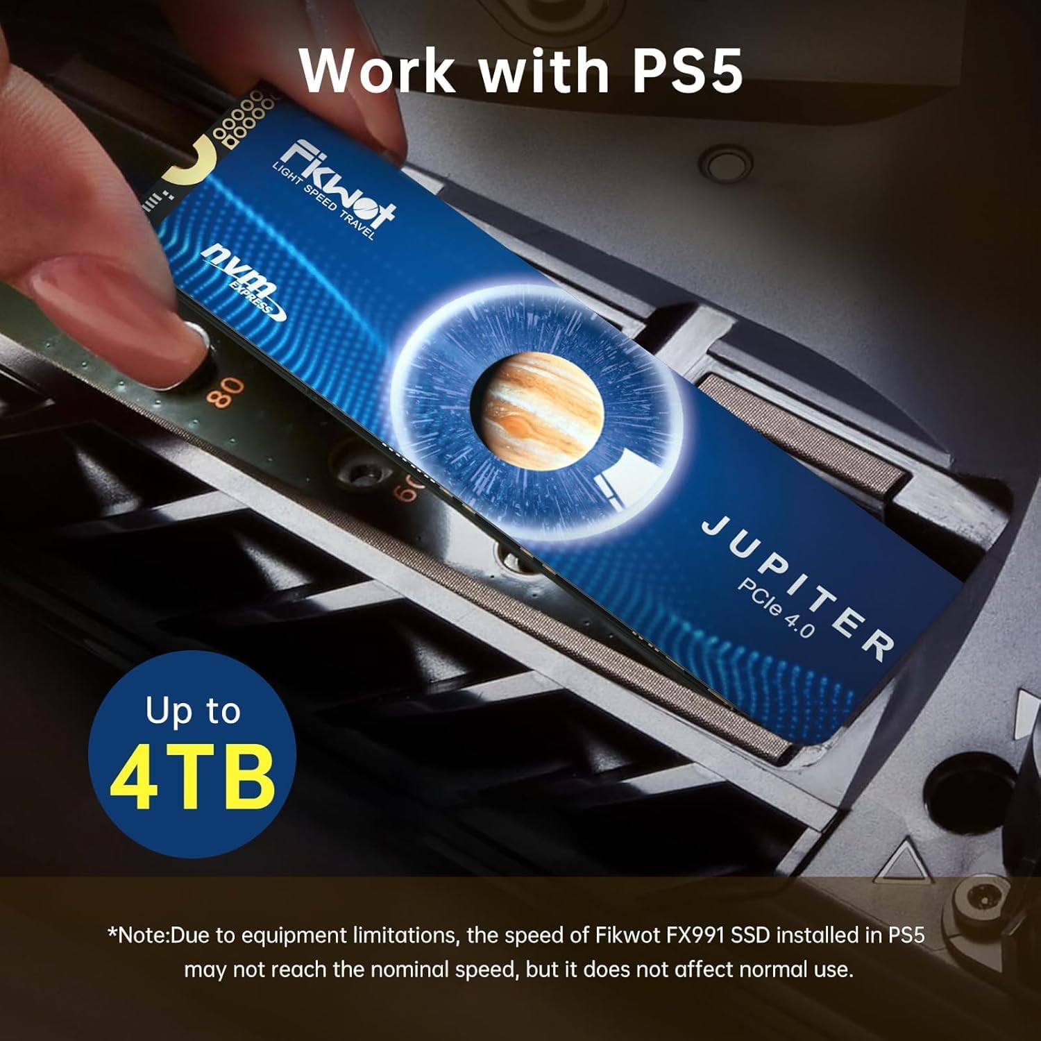 Thumbnail 4 de Fikwot FX991 4TB M.2 2280 NVMe SSD (PCIe Gen4x4) for gaming and fast laptop/PC storage