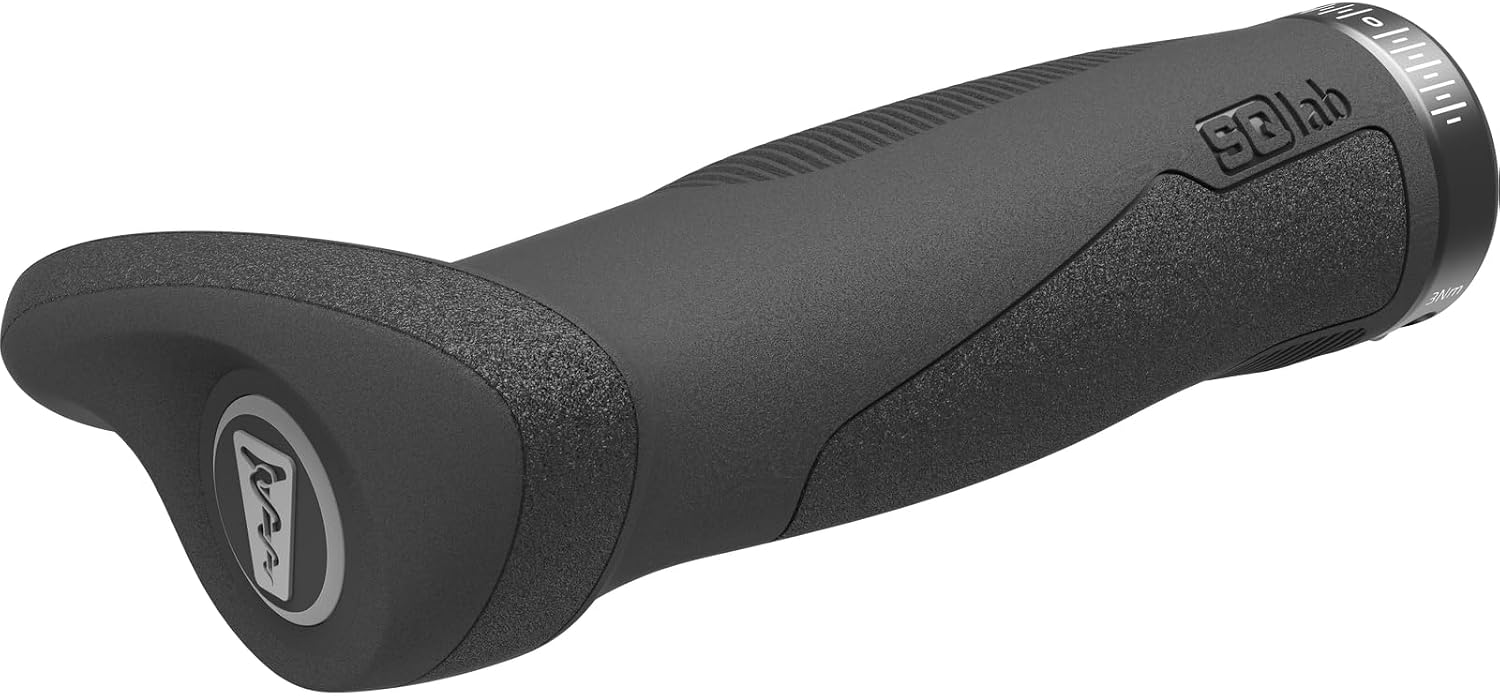 Detalle de SQlab Poignées de vélo 721 2.0 – Poignée Ergonomique noir, Taille S à L pour vélo de ville