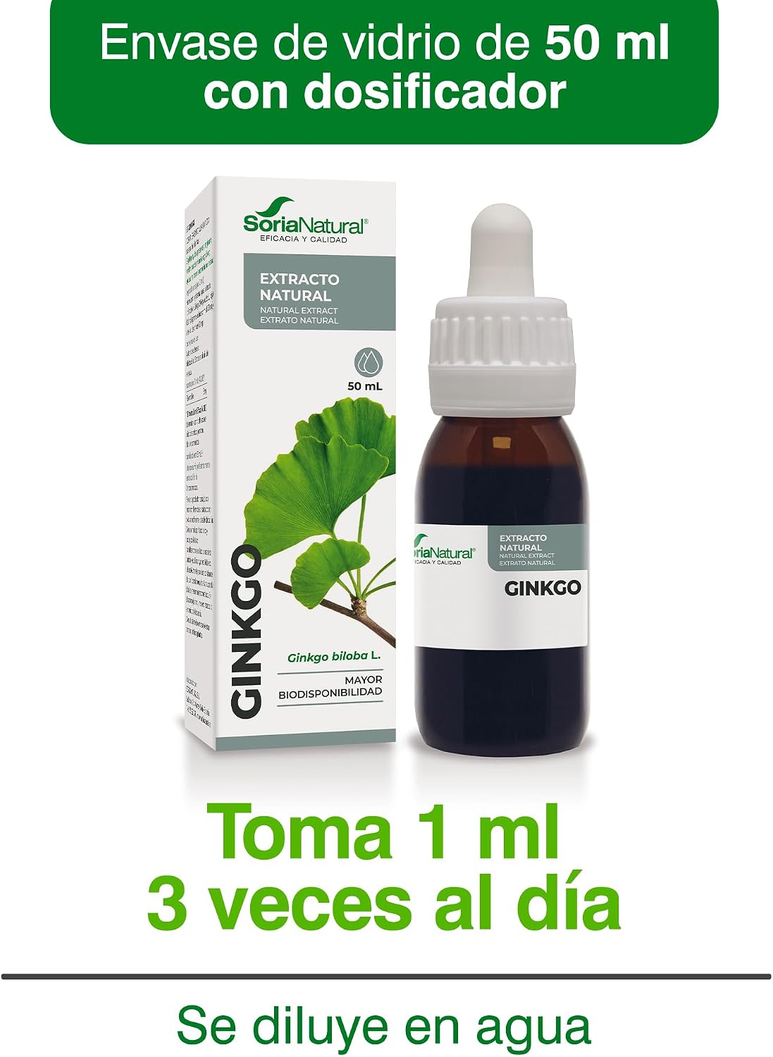 Thumbnail 4 de Soria Natural Ginkgo Biloba Extracto 50 ml