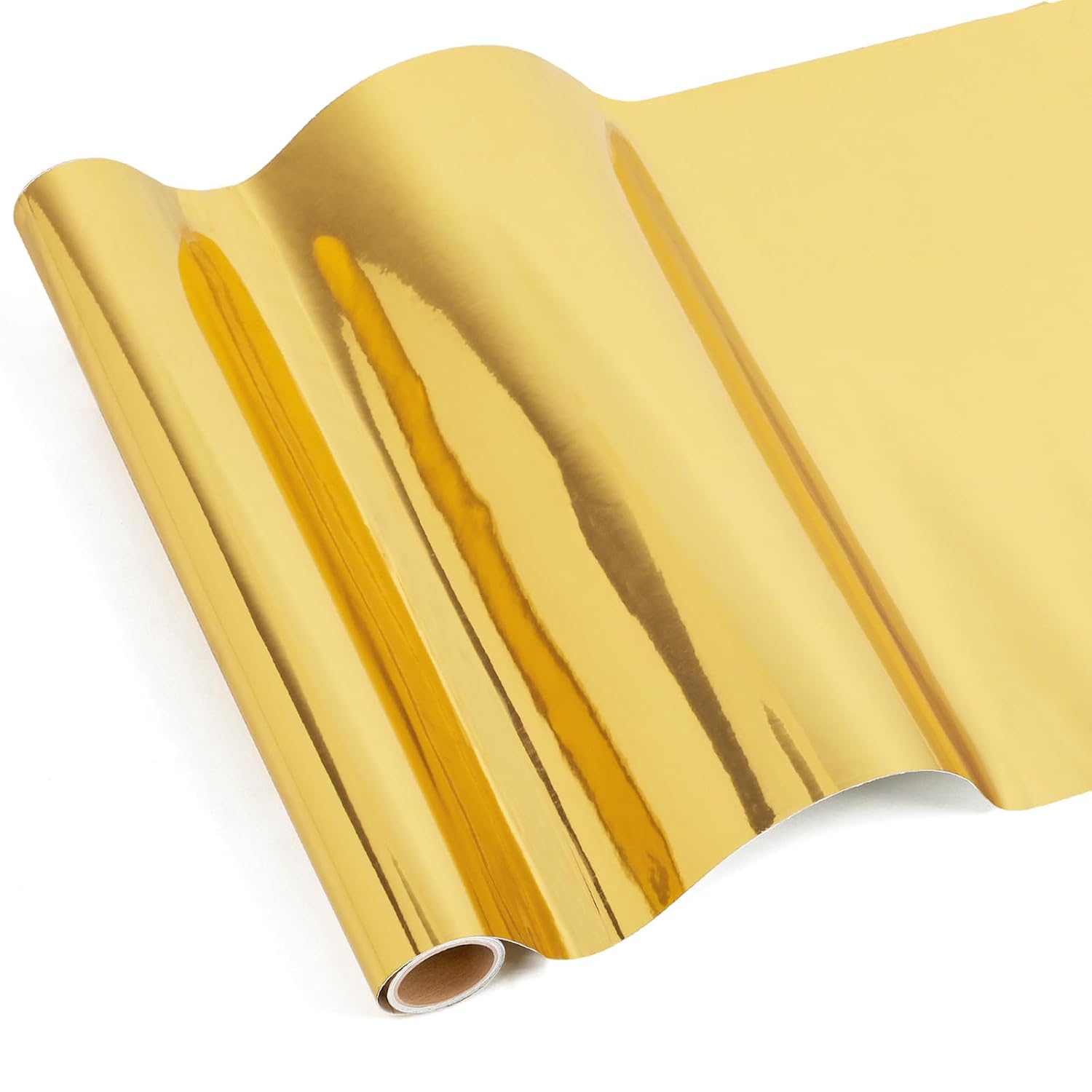 Thumbnail 6 de IModeur gebürstete gold metallische Vinylfolie für Plotter – 12 x 15 Fuß (30,5 cm x 4,58 m) für Cricut & DIY