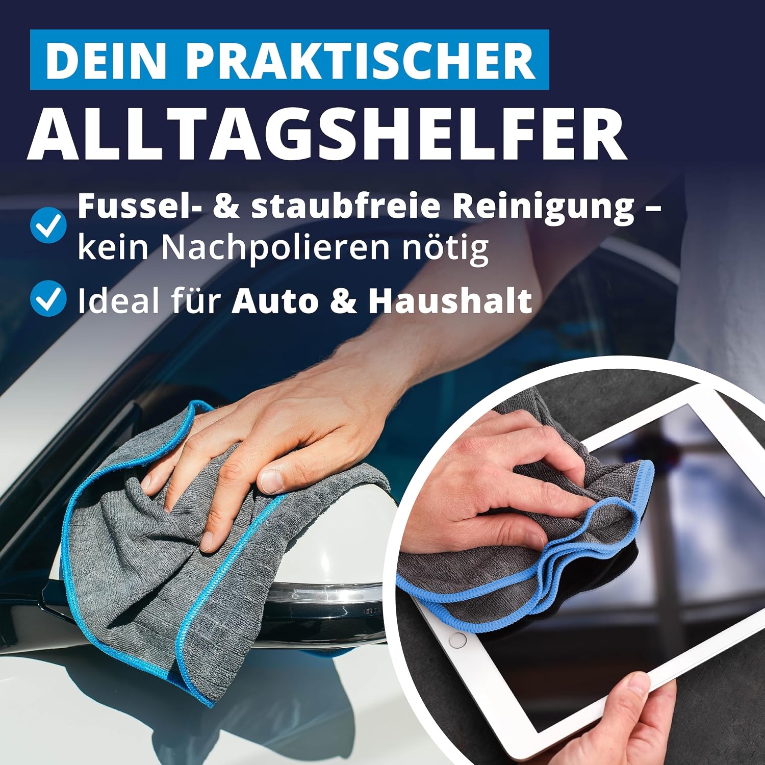 Thumbnail 4 de LICARGO Mikrofasertücher Auto 6er Set 380 GSM