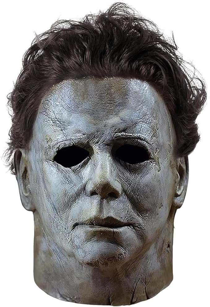 Detalle de CSUJEE Michael Myers Mask, Natural Latex Halloween Cosplay Mask