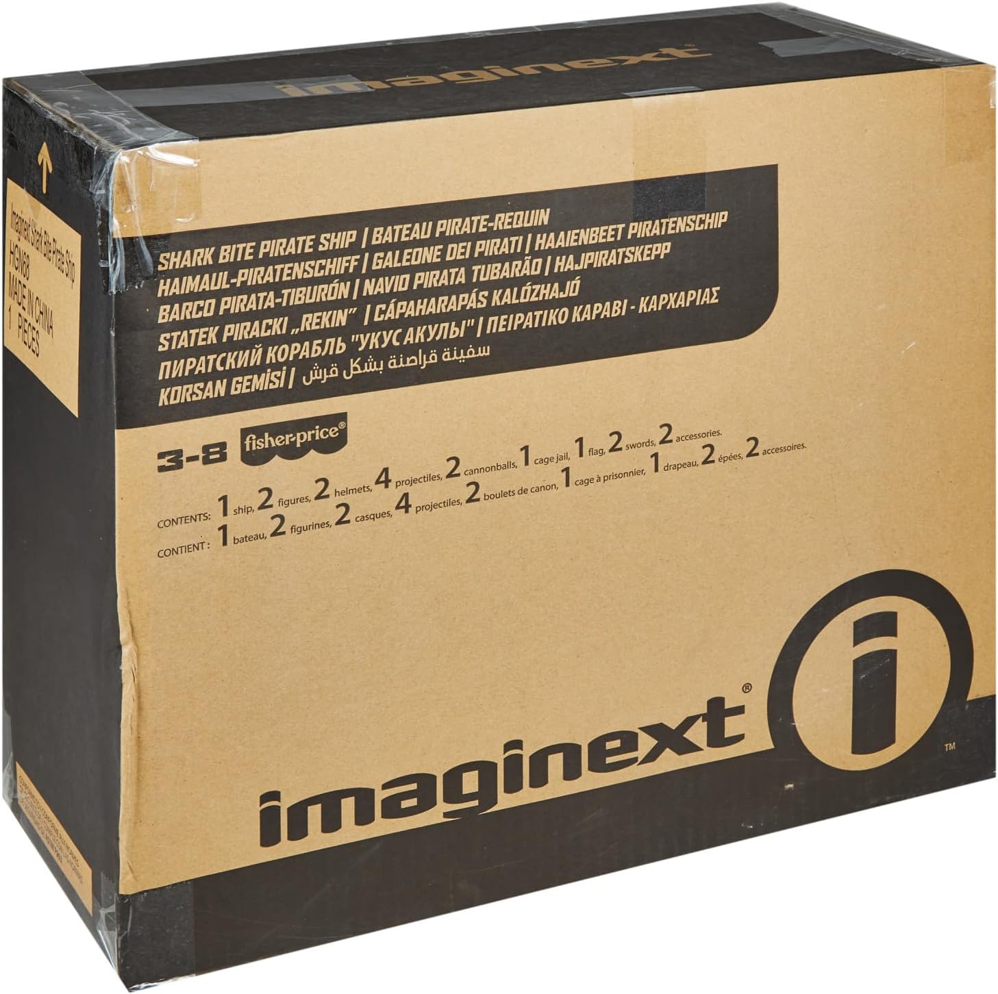 Thumbnail 6 de Fisher-Price Imaginext Barco pirata con tiburón y figuras 🚢