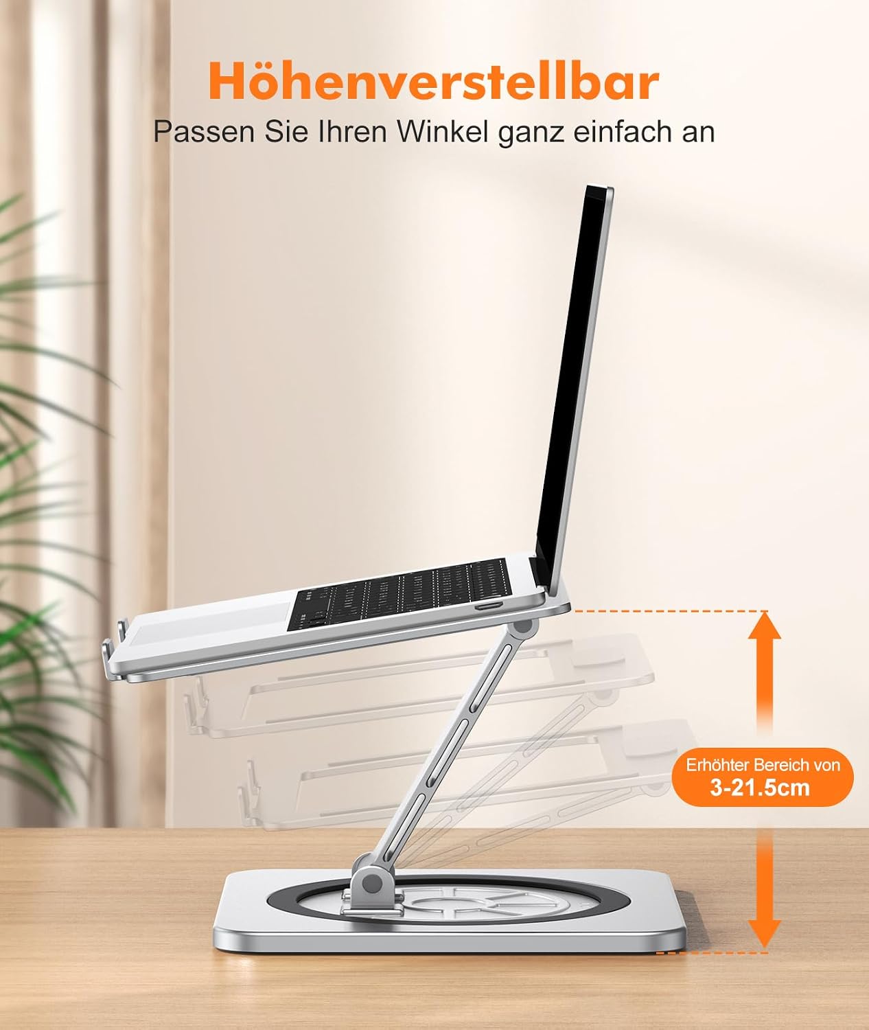 Thumbnail 2 de EOIWUY Laptop Ständer 360° Drehteller 10–16 Zoll