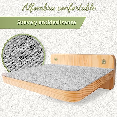 Thumbnail 6 de WOOWOOD Mur dâescalade pour chat XL, 3 escaliers đ