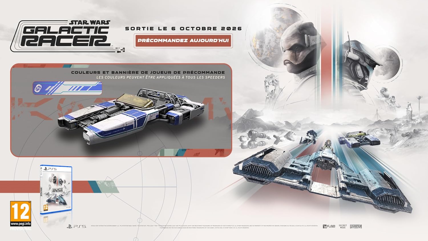 Detalle 2 de Star Wars Galactic Racer – Edition Standard PS5 par Plaion