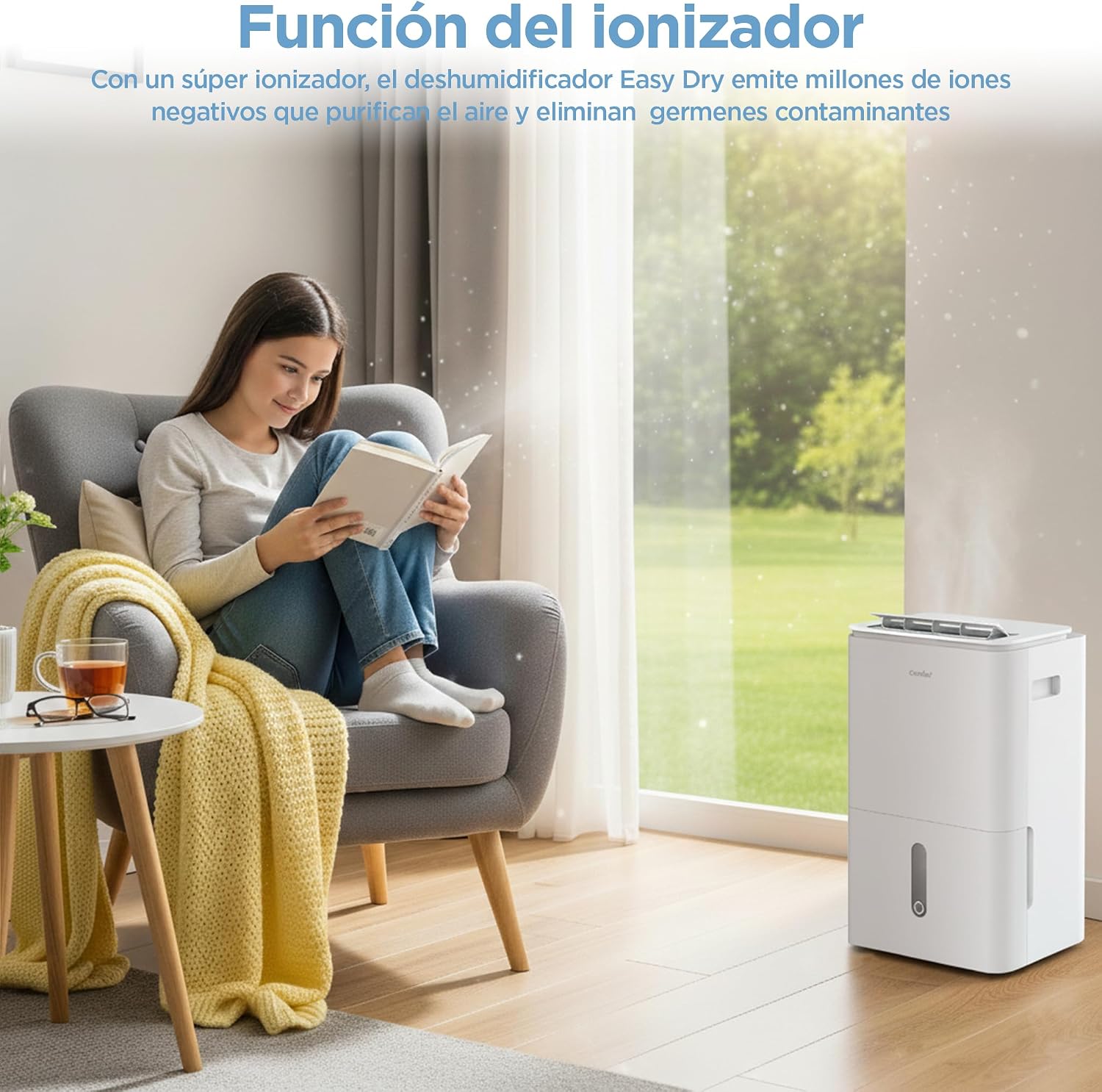 Detalle 2 de COMFEE' Easy Dry 16L deshumidificador doméstico