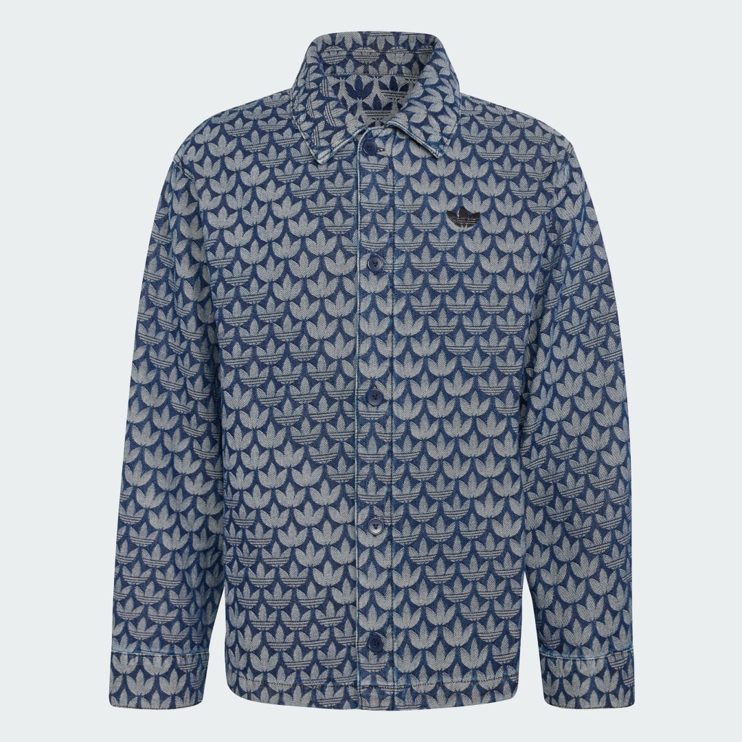 Detalle 2 de Adidas CAMISA VAQUERA MONOGRAM en azul