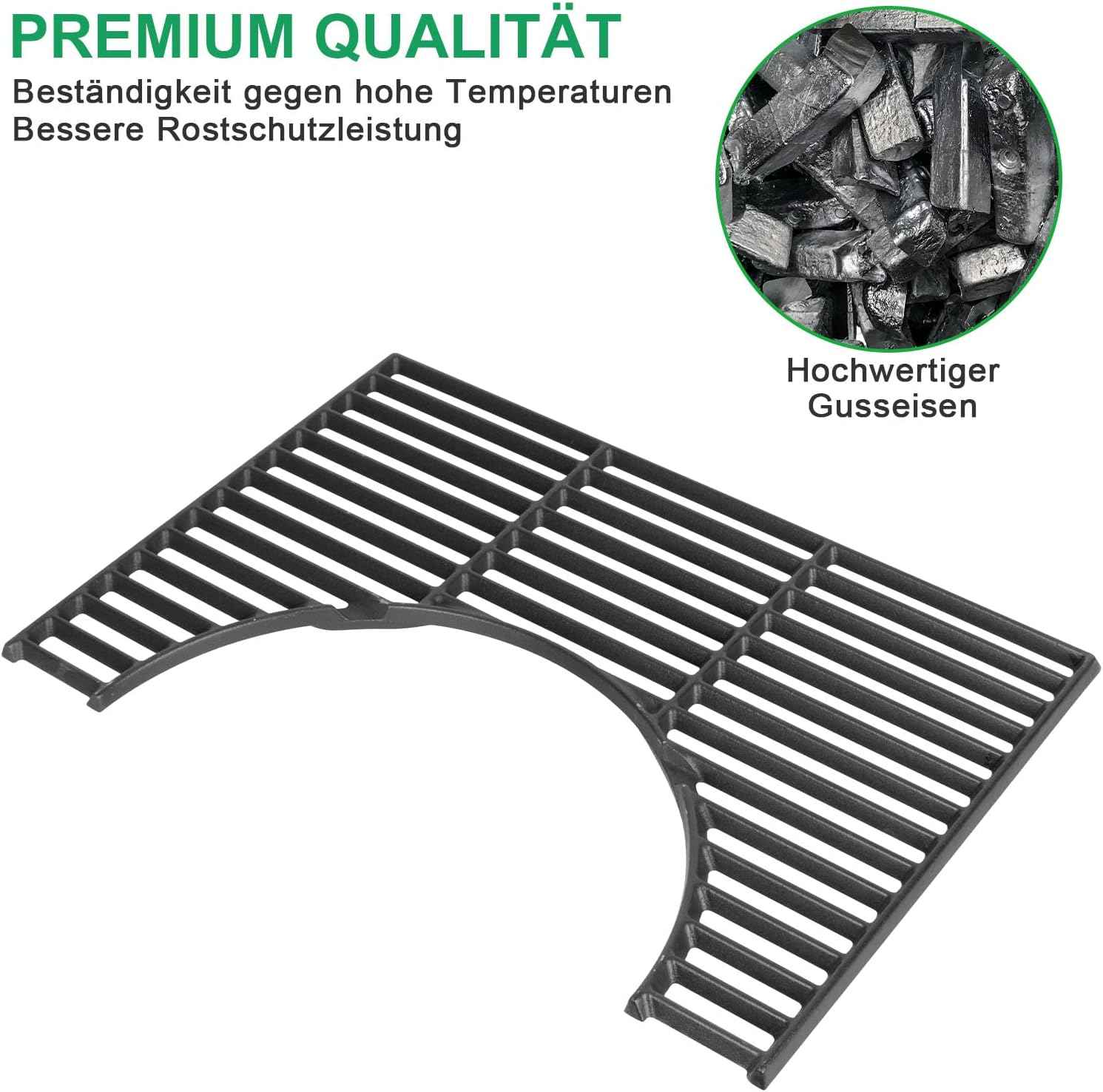 Thumbnail 2 de WELL GRILL 44,5 cm Gusseisen Grillrost – Rund-Einbauzubehör für Weber Spirit/Genesis Serien (Modell 8847)