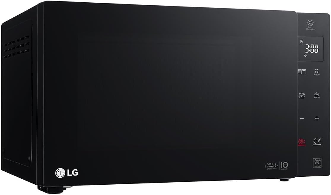 Detalle 2 de LG MH6535GIB: forno a microonde Smart Inverter con Grill al Quarzo da 25 L – nero fumè