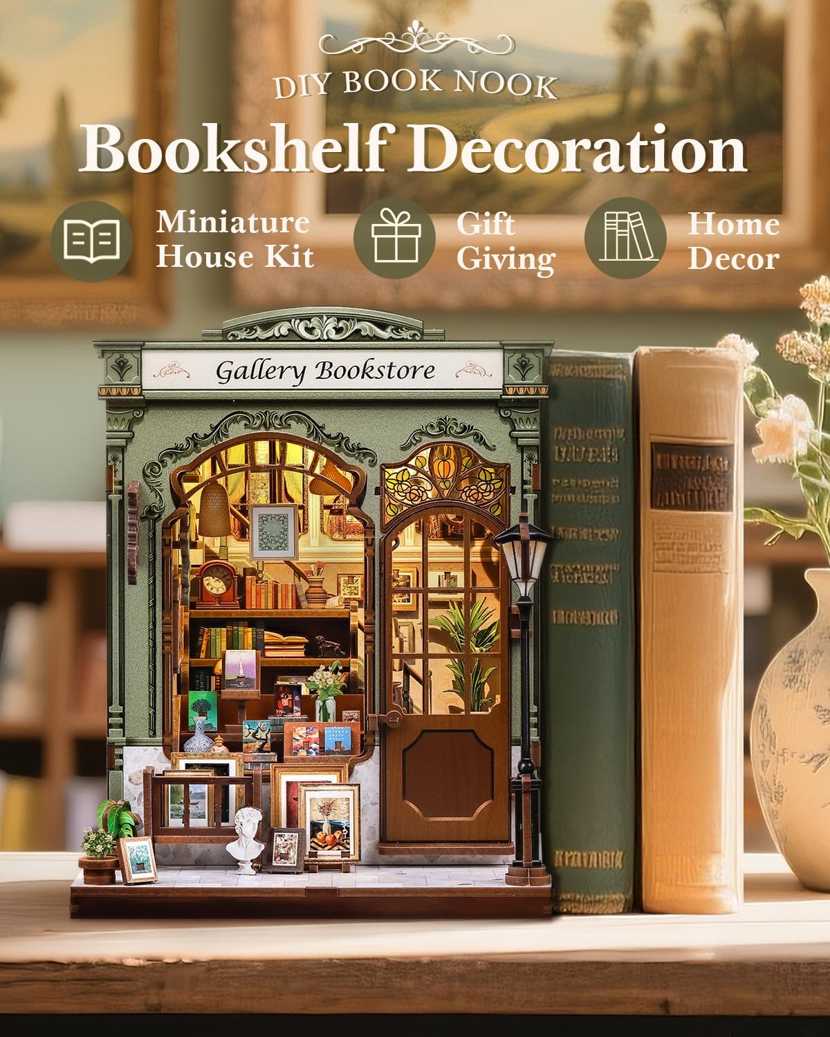 Detalle de CUTEBEE Book Nook Kit 14+