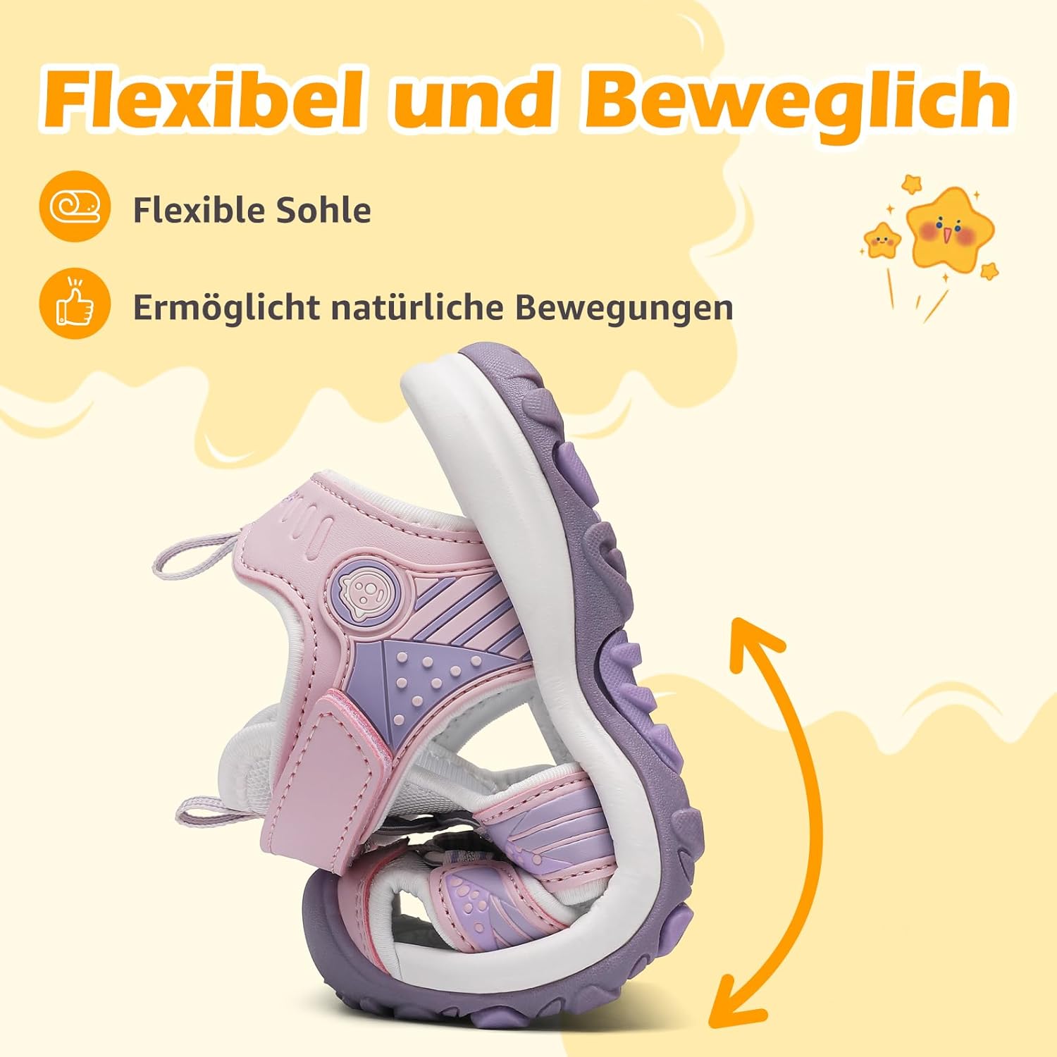 Thumbnail 6 de Mishansha Sandalen Mädchen Sommer – Geschlossene, atmungsaktive Outdoor-Sandalen (EU 25–38)