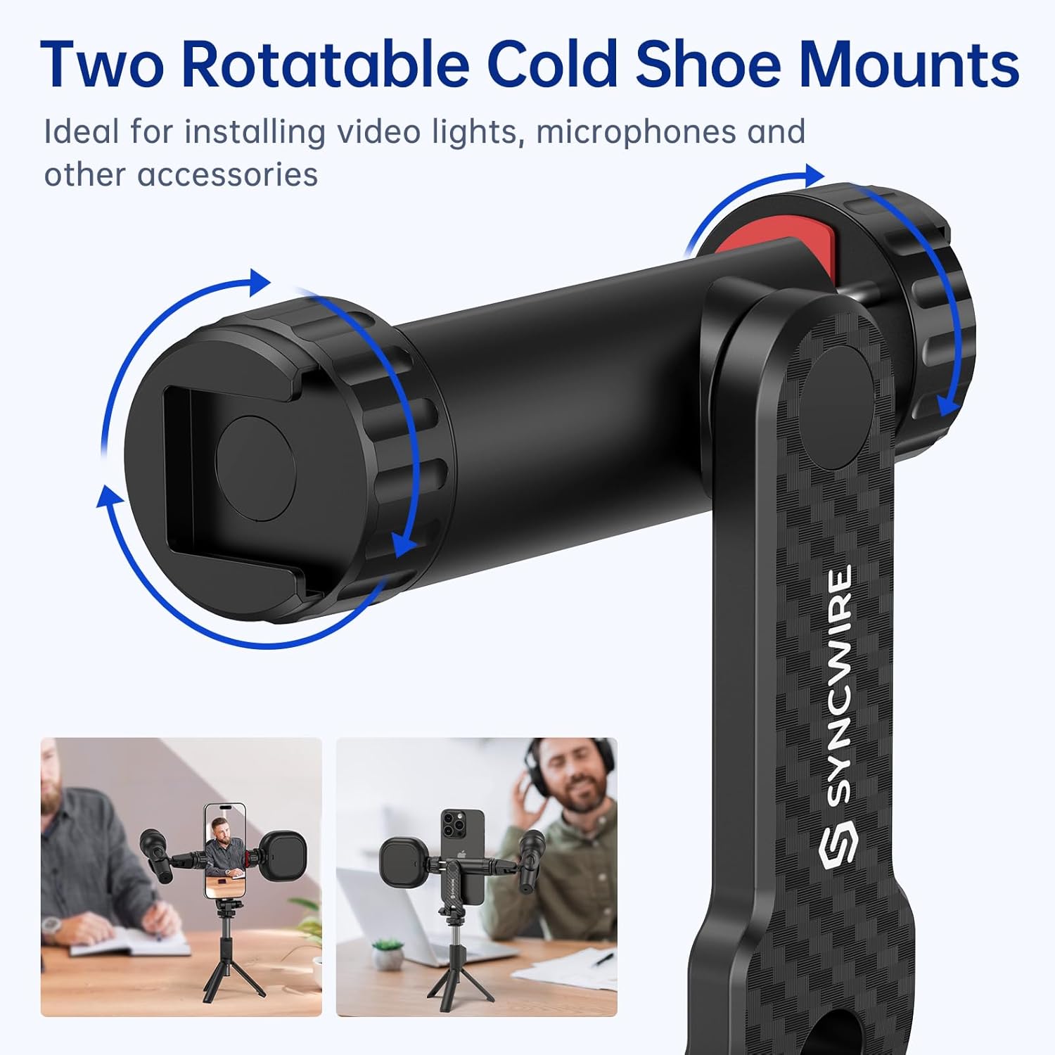 Thumbnail 1 de SYNCWIRE Tripod Phone Mount 360° phone adapter