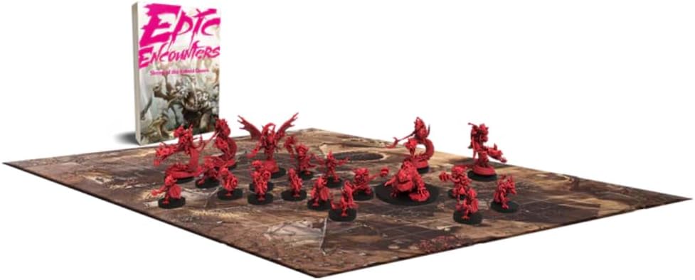 Thumbnail 1 de Epic Encounters: Shrine of the Kobold Queen RPG box set with 20 miniatures, double-sided mat and GM adventure book (5E compatible)