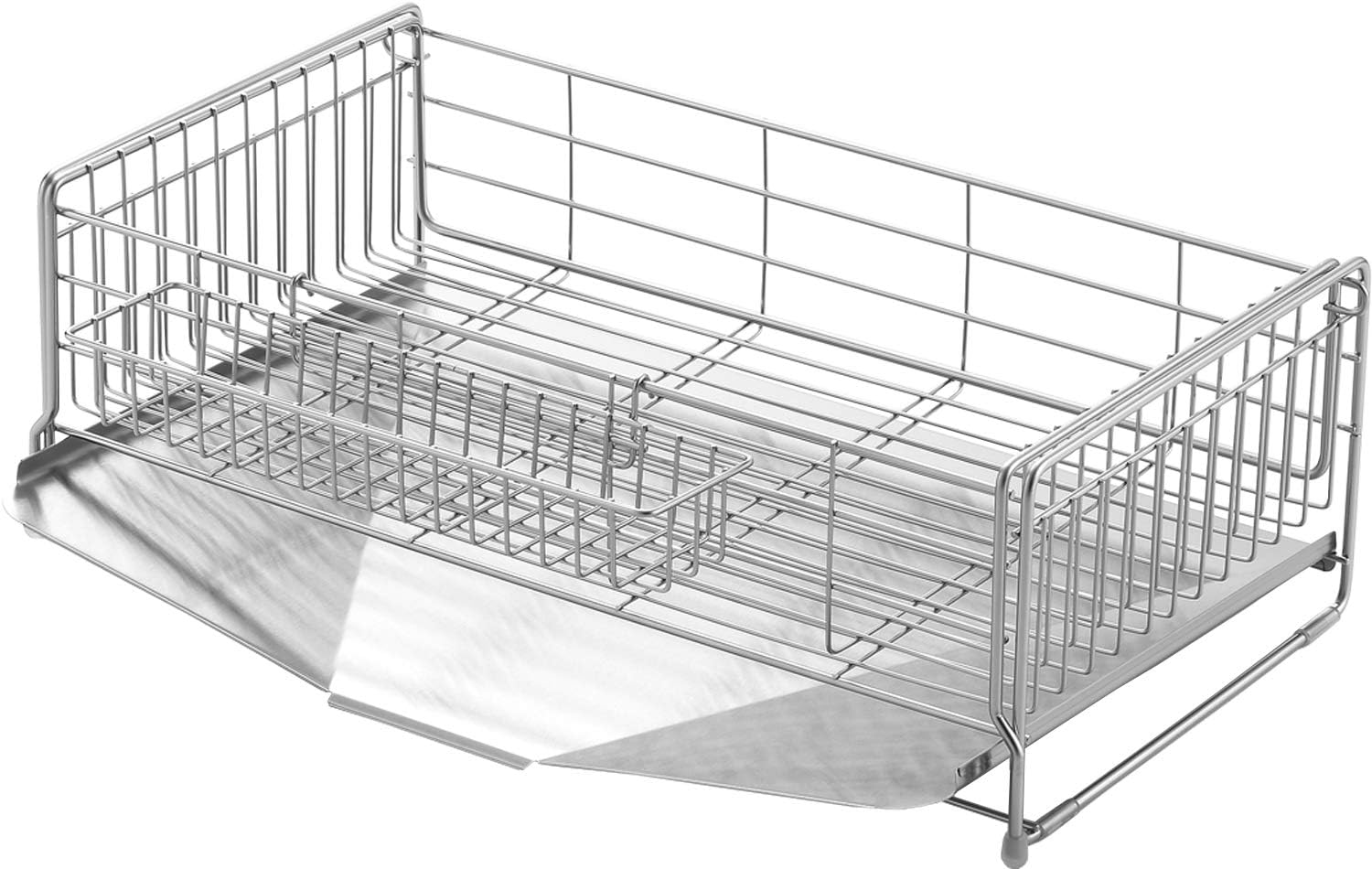 Detalle de Yoshikawa 1306054 Expandable Stainless Steel Dish Drainer Rack