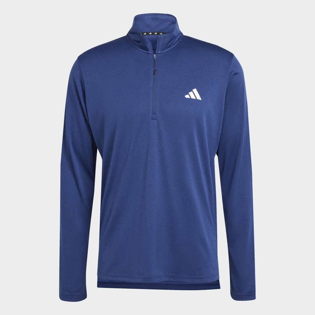 Thumbnail 1 de Camiseta manga larga Train Essentials Training 1/4-Zip de Adidas — azul