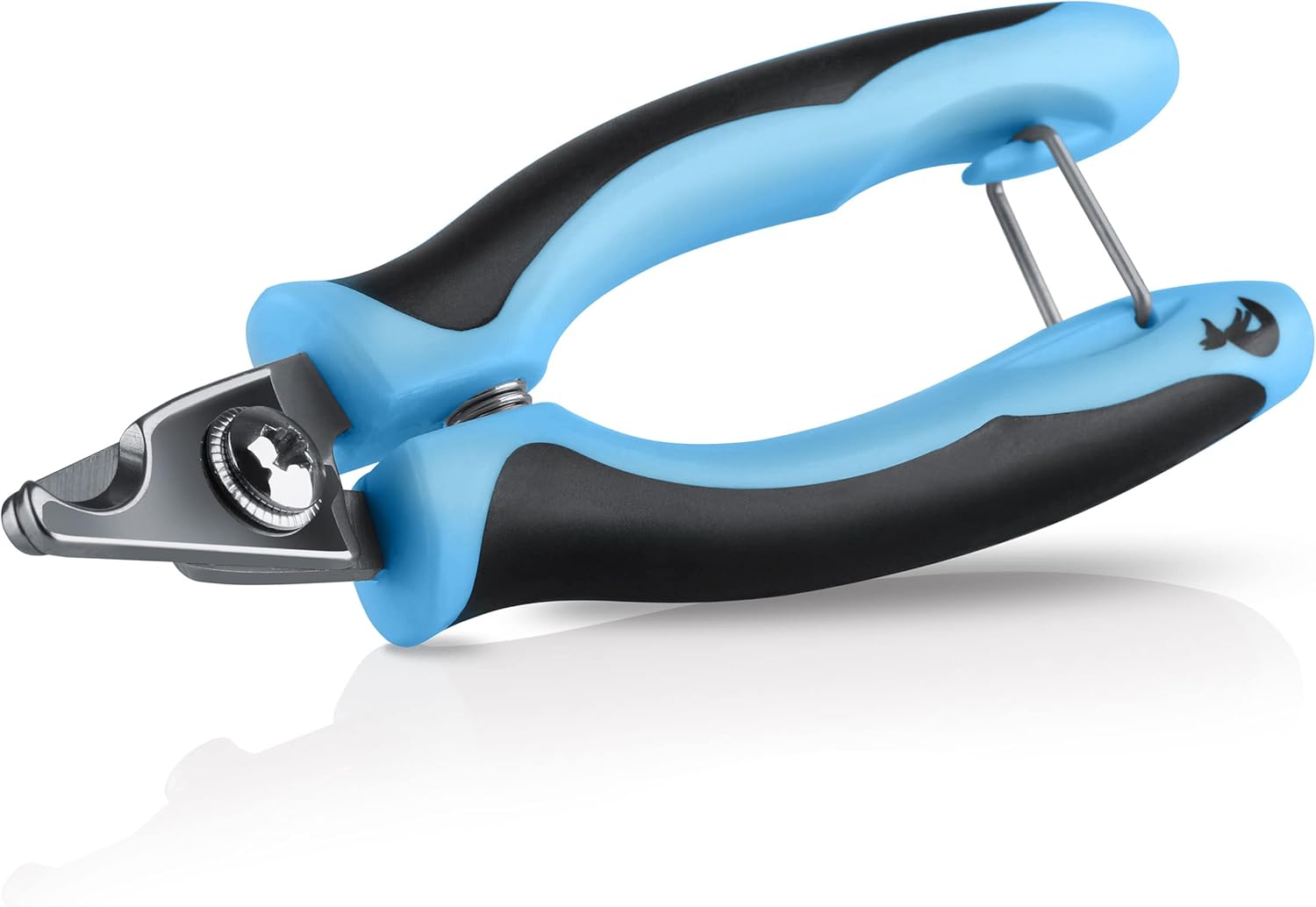 Detalle de BluePet Kleine Krallenschere für kleine Hunde, Katzen & Kleintiere – Angewinkelter Schneidekopf, Ergonomisch & inklusive Krallenfeile