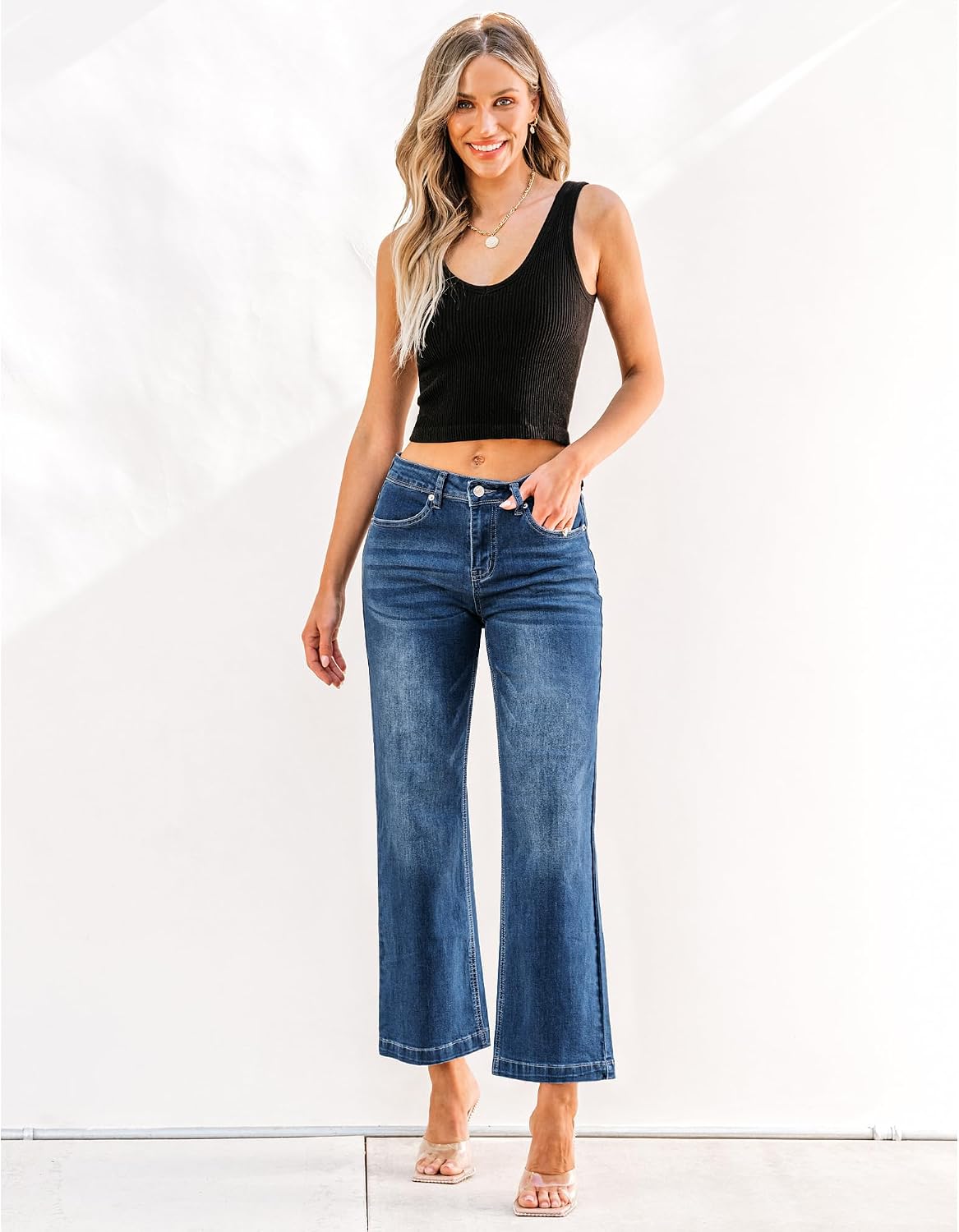 Detalle 1 de GRAPENT Women's Jeans High-Rise
