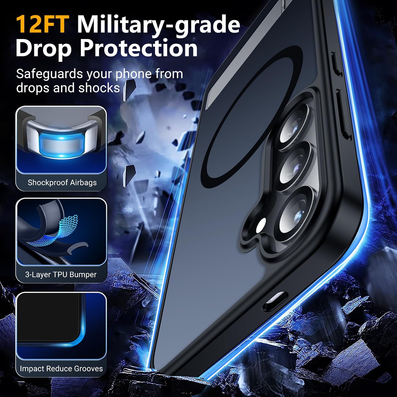 Detalle de SPIDERCASE phone case for Samsung Galaxy S25