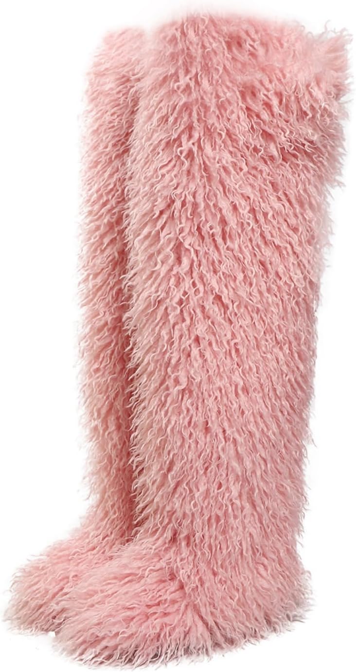 Thumbnail 6 de YFJNV Thigh High Fur Boots 1 Pair
