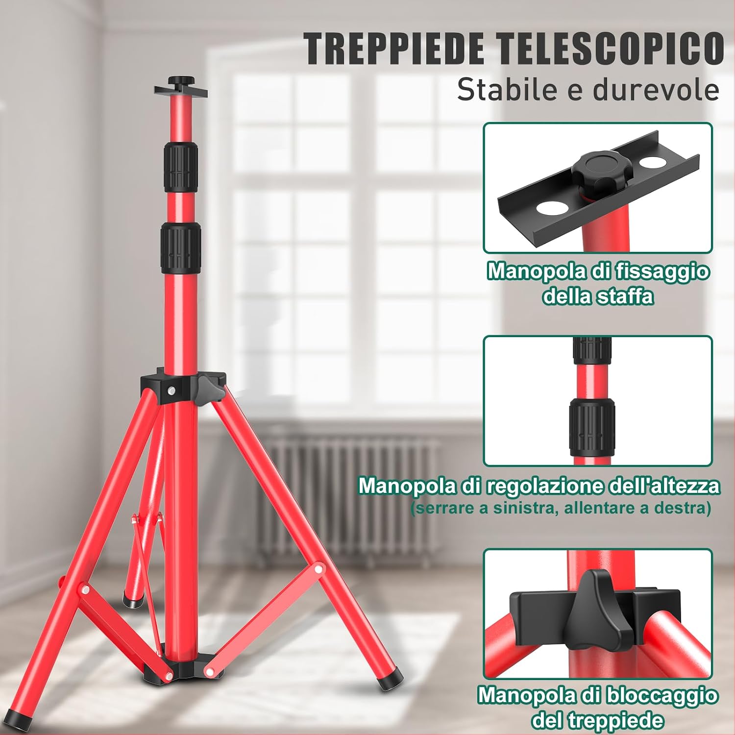 Thumbnail 4 de HYCHIKA Faretto LED da Cantiere 2x60W 14.000 LM