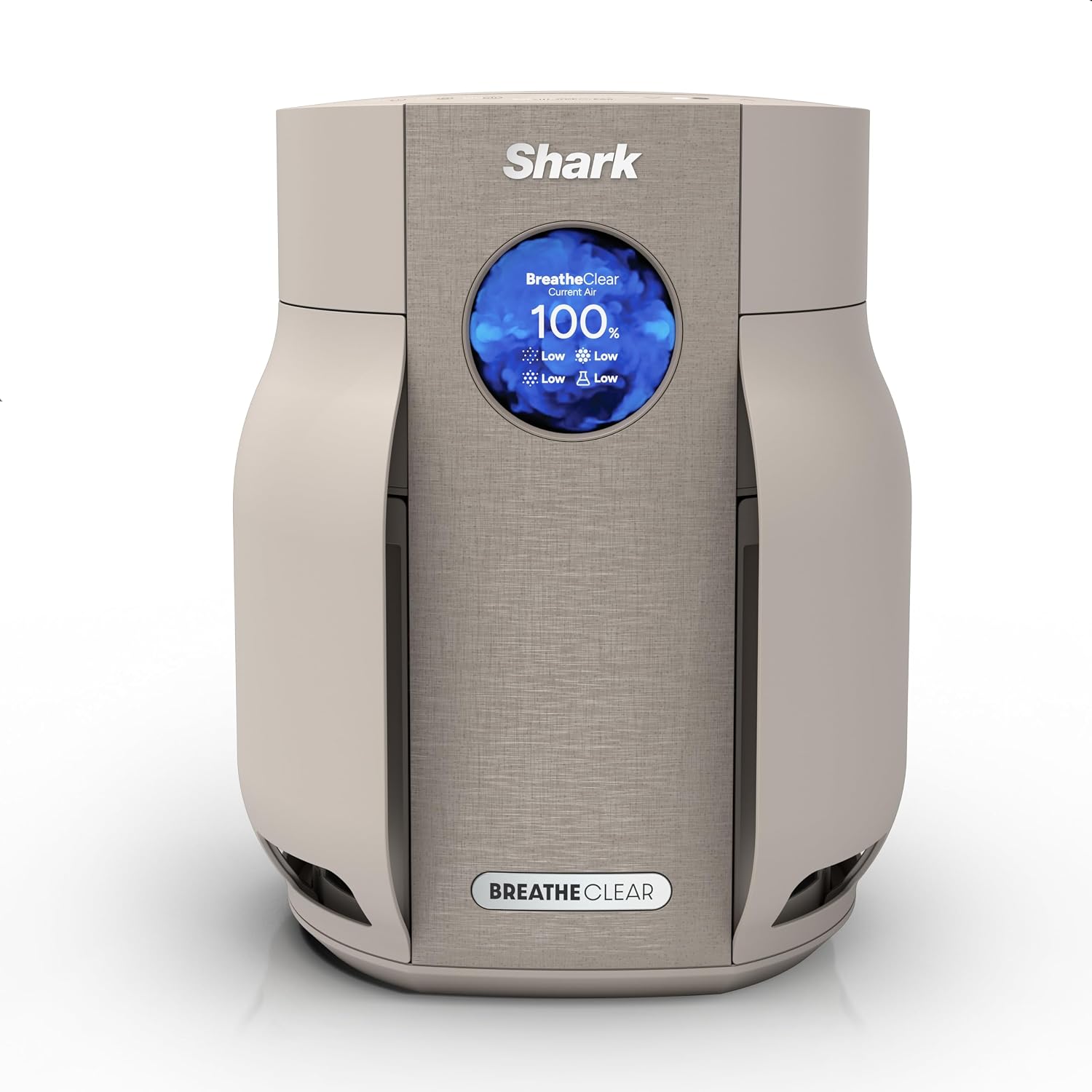 Detalle de Shark BreatheClear Compact Pro: Smart, No-Fuss HEPA-Exceeding Air Purifier for Small Spaces