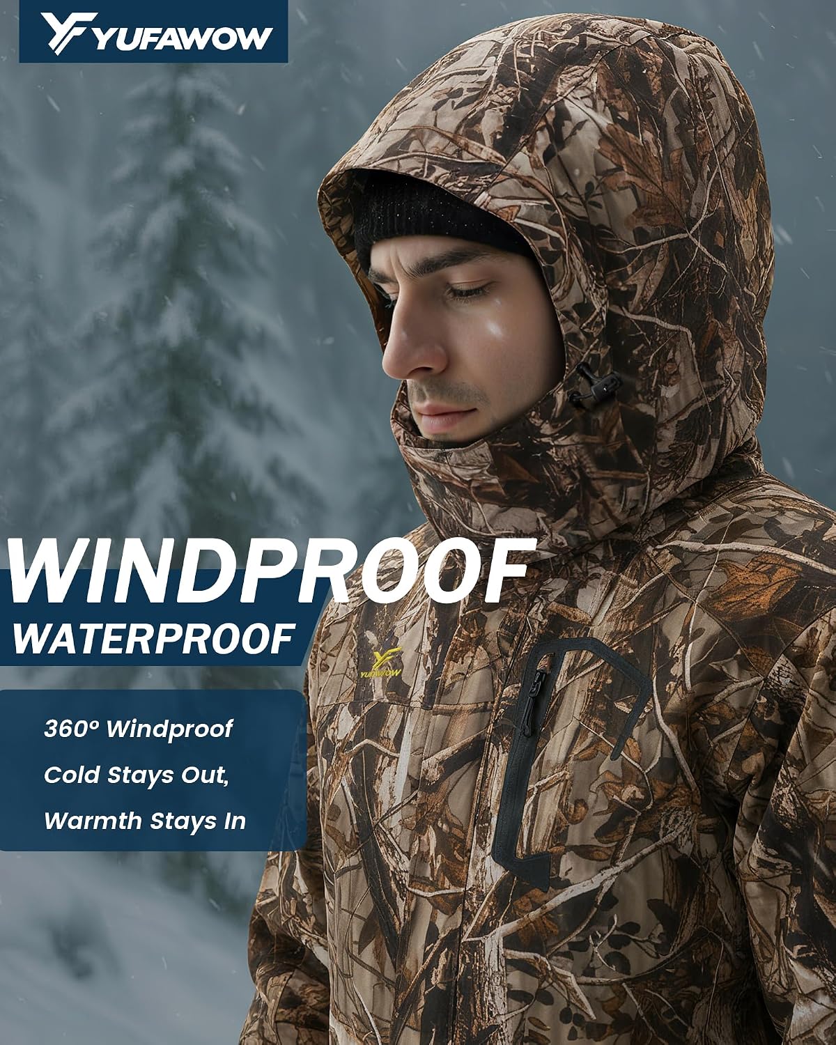 Detalle de Yufawow Ski Jacket Waterproof