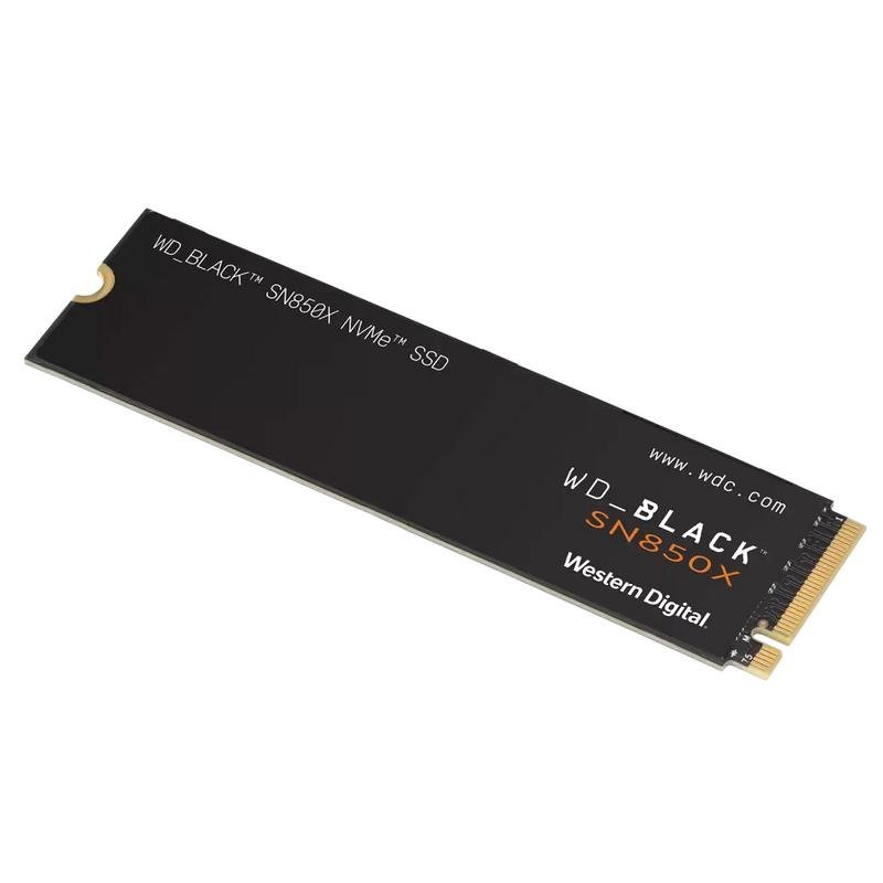 Detalle de WD_BLACK SN850X 1TB: SSD M.2 NVMe de alto rendimiento para gaming sin disipador