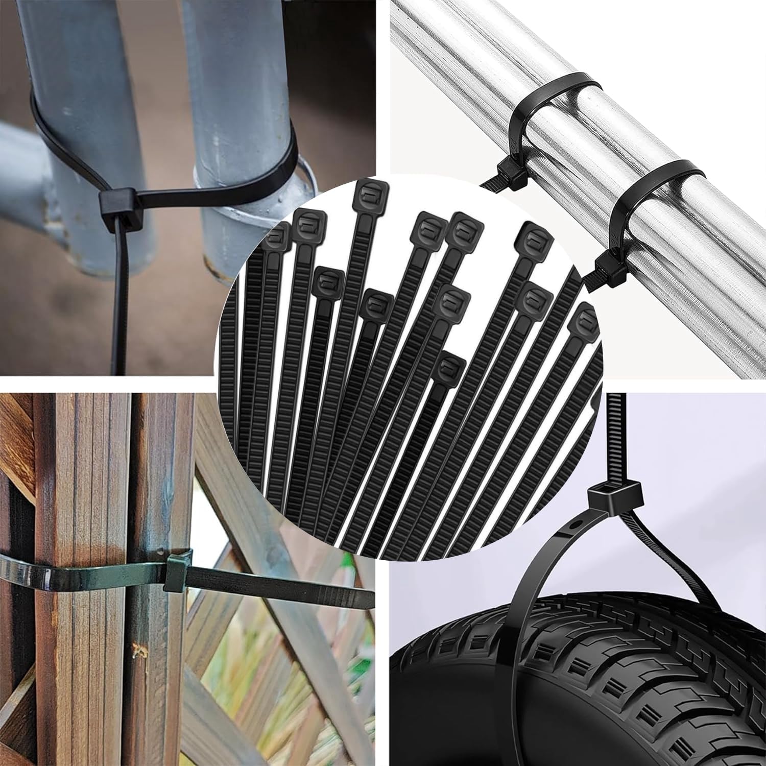 Thumbnail 5 de 300mm Cable Ties 55kg Heavy Duty