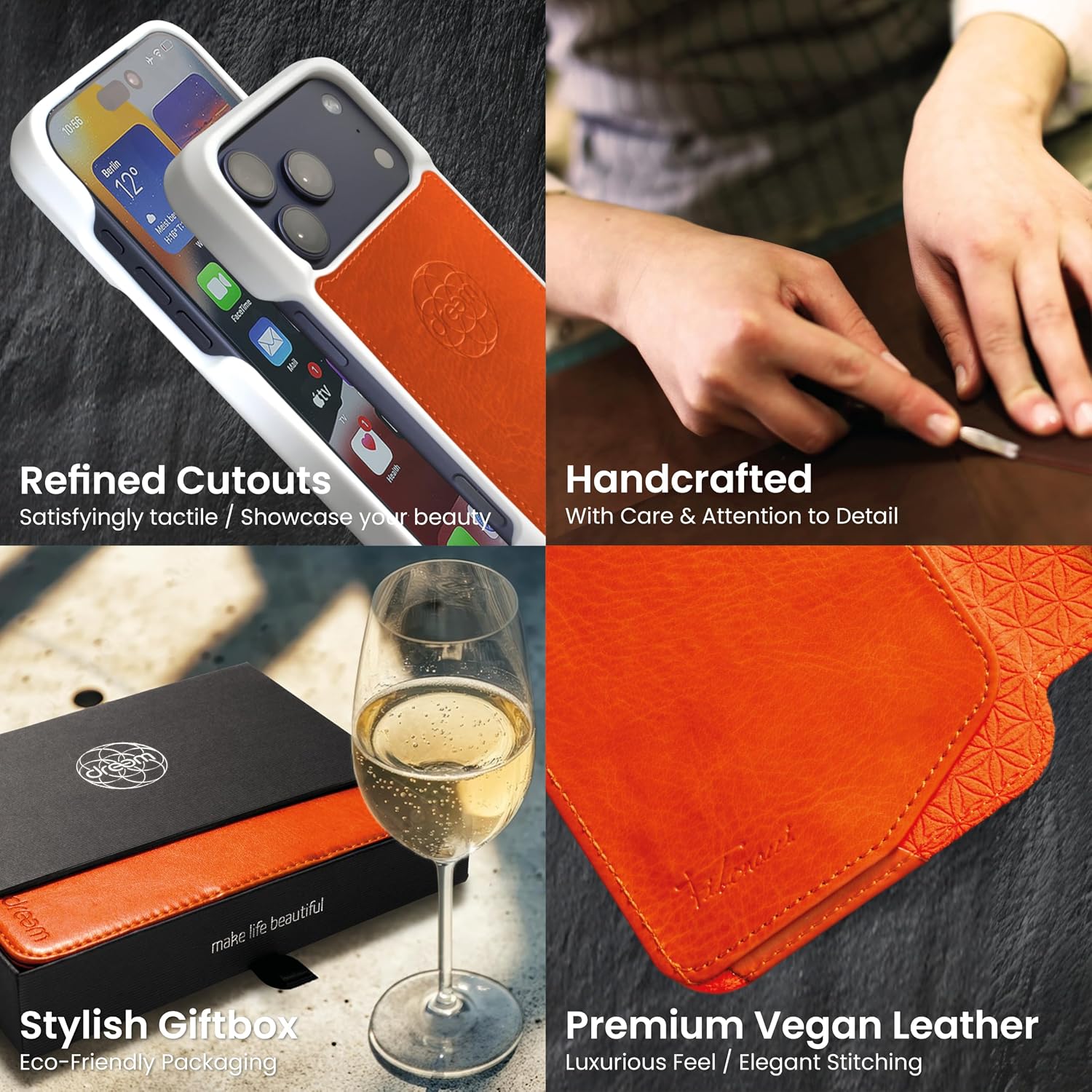 Thumbnail 6 de Dreem Wallet Case for iPhone 17 Pro Max with ArcFold Stand, RFID Blocking, and MagSafe Fit