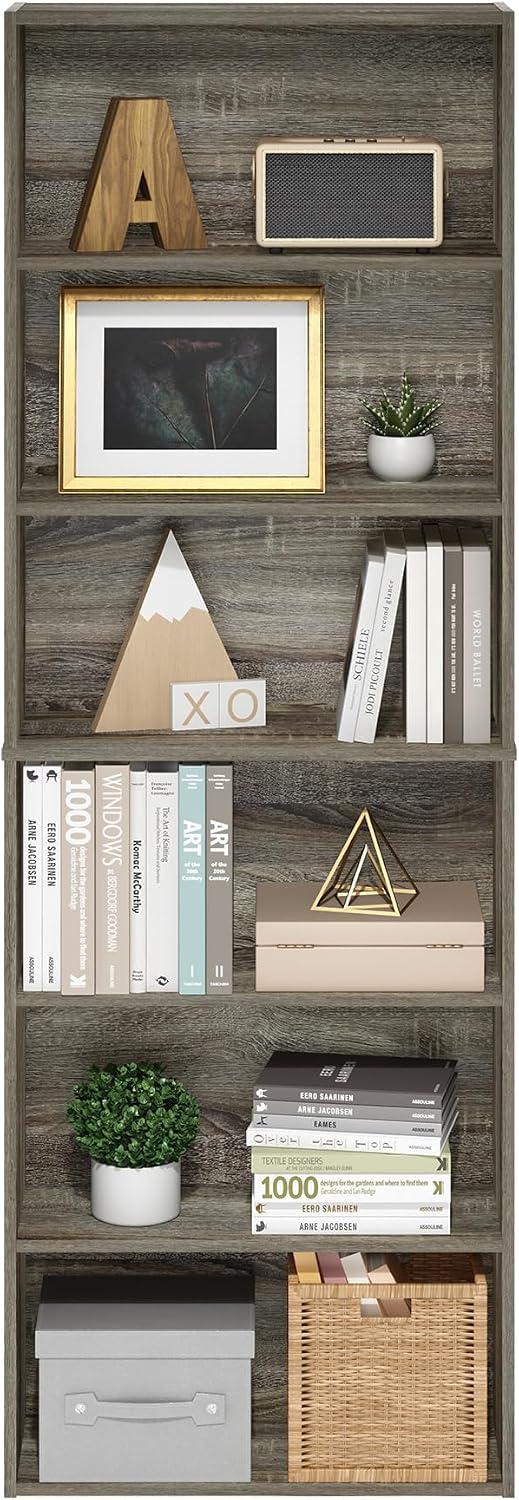 Detalle 2 de Libreria Furinno Jaya 6 ripiani in rovere