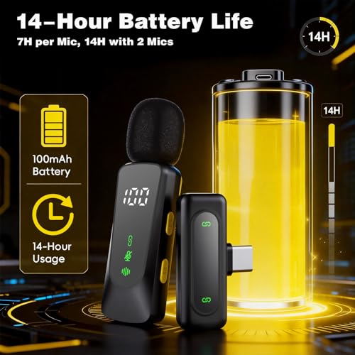 Thumbnail 2 de X XIXIXIAXIA Wireless Lavalier Microphone with LED Display