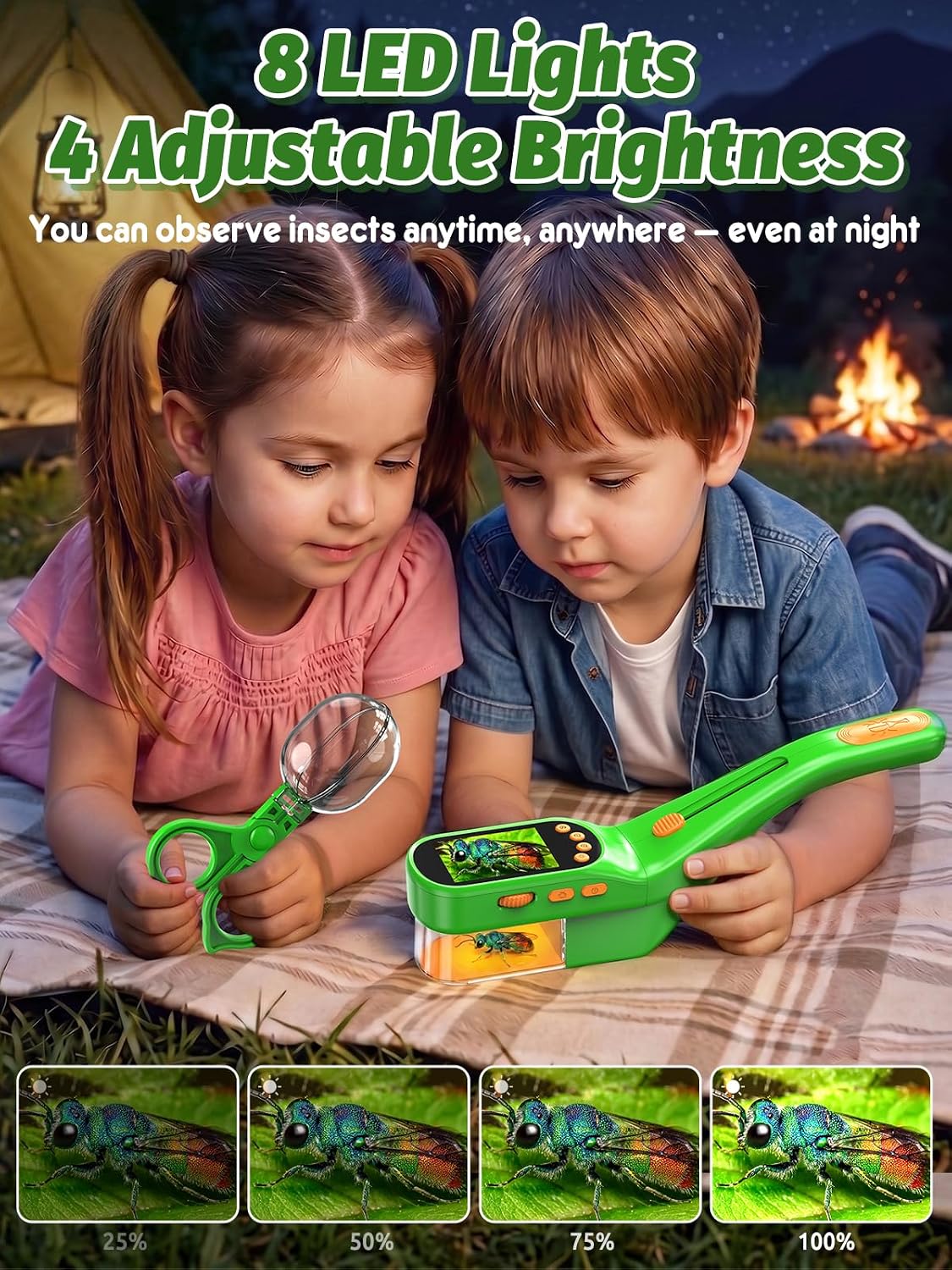 Detalle de Acoath Bug Catcher Microscope with 2.4-inch Screen