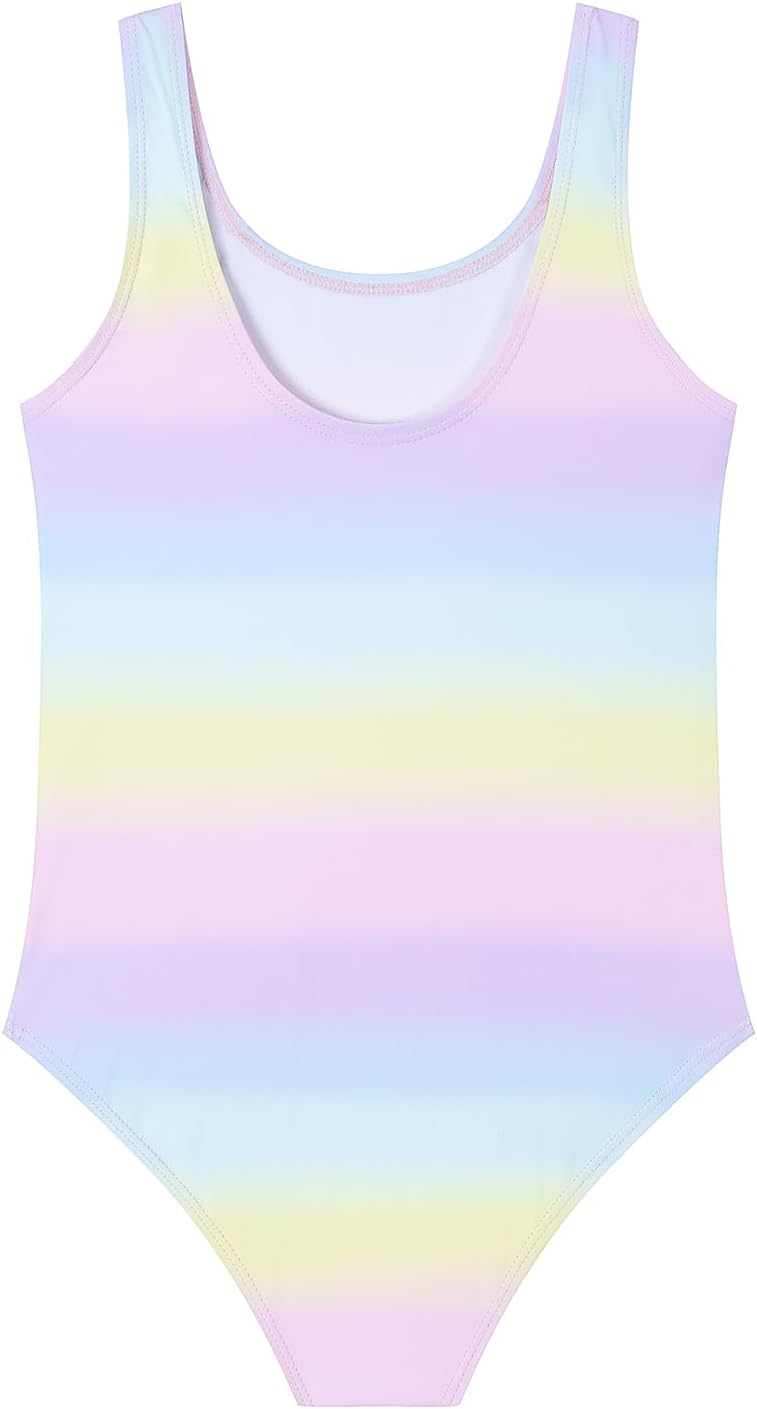Detalle 2 de Ewbob Girls One Piece Swimsuit: Quick Dry, Sun-Safe Beachwear for Kids