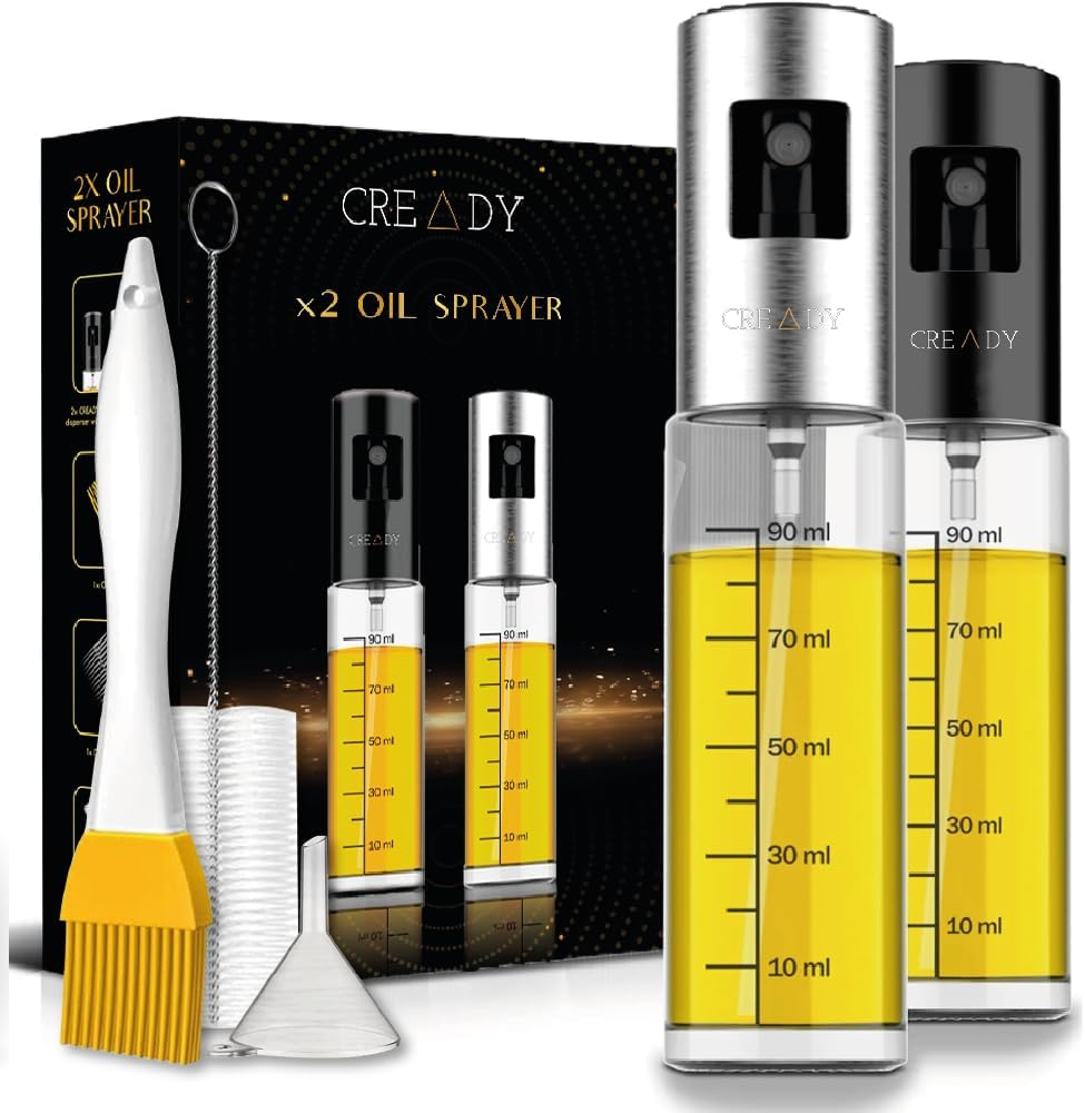 Detalle de CREADY Aceite spray 8429977900236 – zestaw spryskiwaczy do oleju 100 ml, 2 szt.