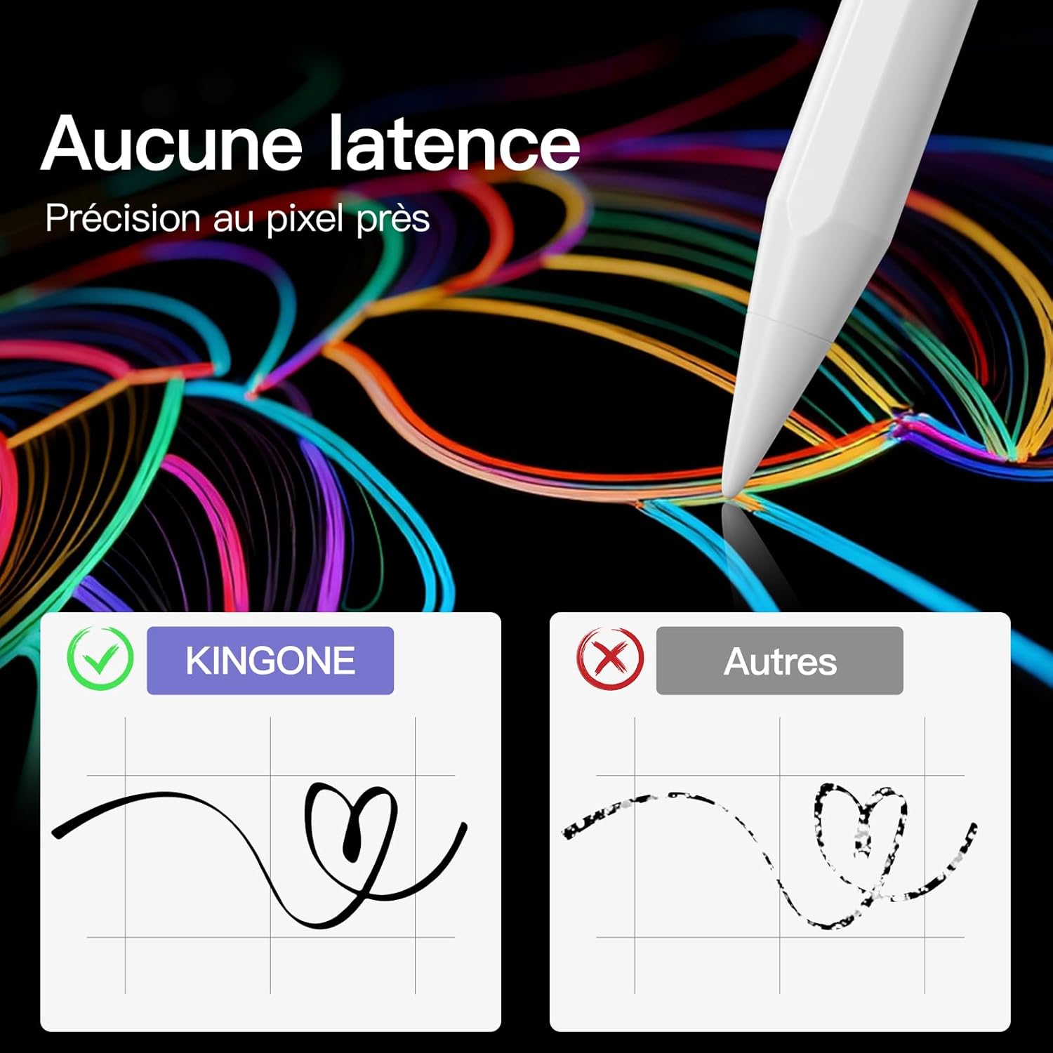 Thumbnail 1 de Stylet KINGONE charge rapide pour iPad 📱