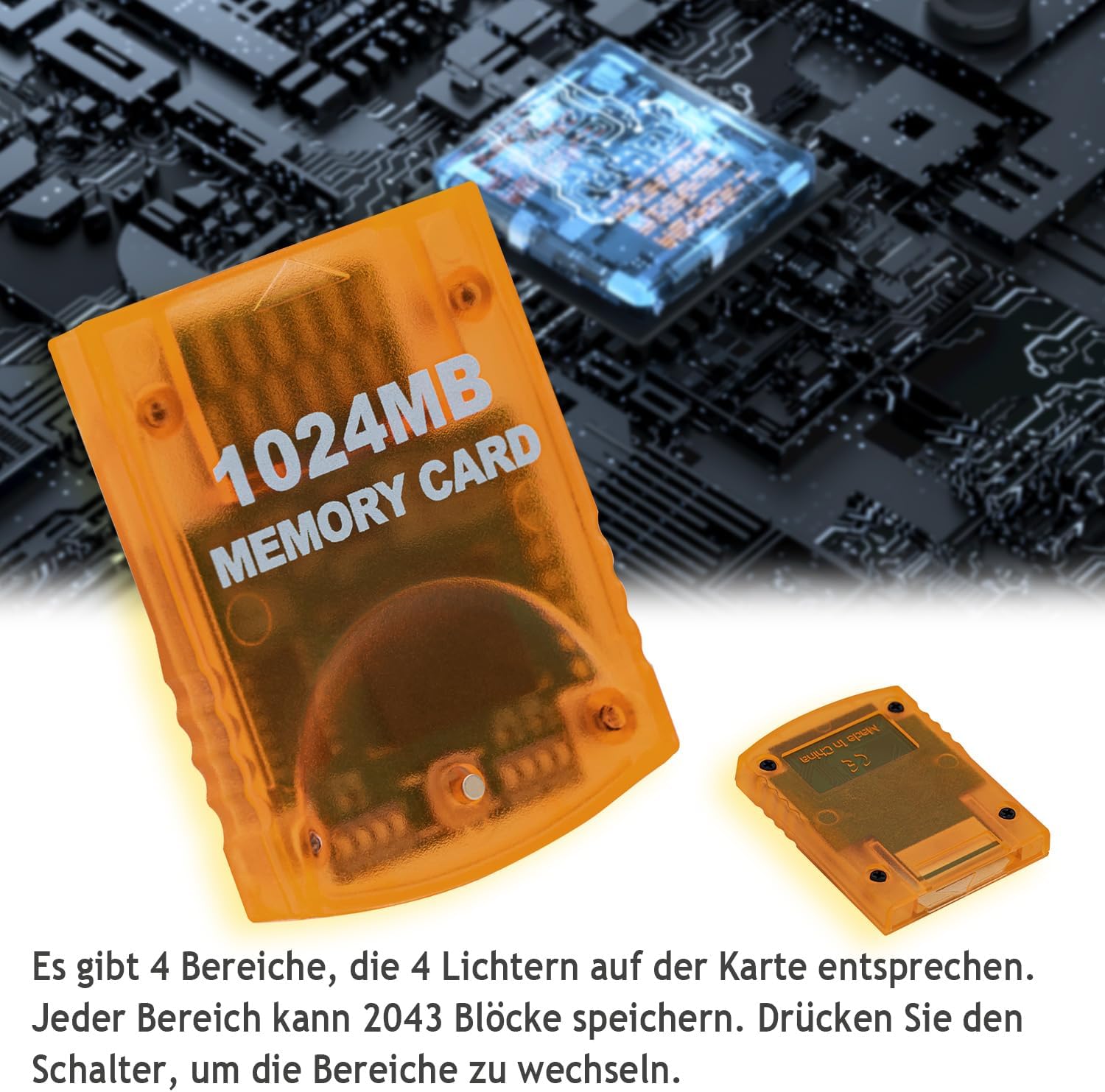 Thumbnail 4 de 1024 MB Gaming-Speicherkarte für Wii
