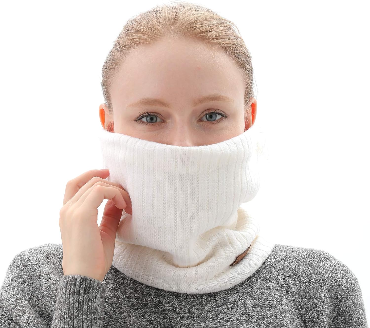 Detalle de NovForth Winter Neck Warmer fleece-lined infinity scarf