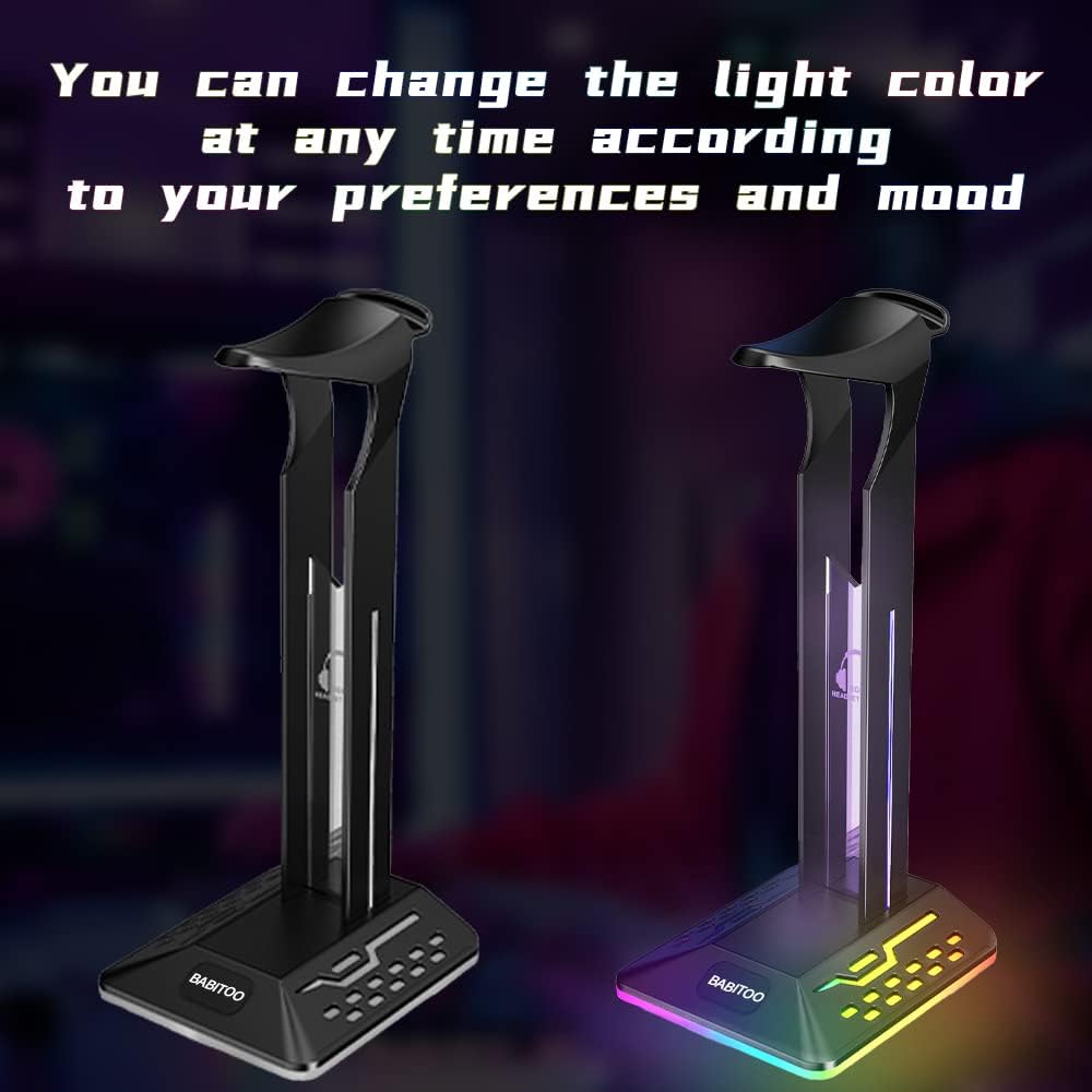 Thumbnail 4 de RGB Headphone Stand for Gamers