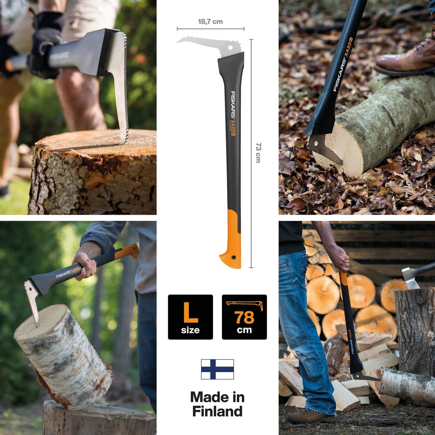 Thumbnail 1 de Fiskars Zappino tiratronchi WoodXpert XA22, 78,5 cm – lama in acciaio temprato, manico in plastica rinforzata con fibra di vetro