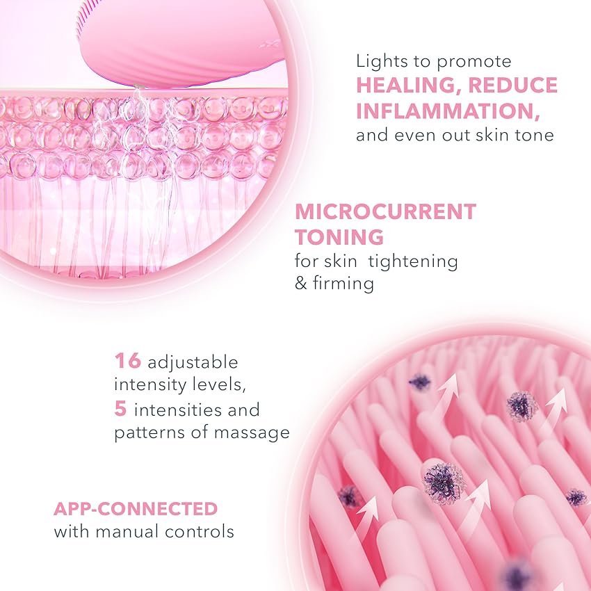 Detalle 1 de FOREO LUNA 4 plus cepillo limpieza facial